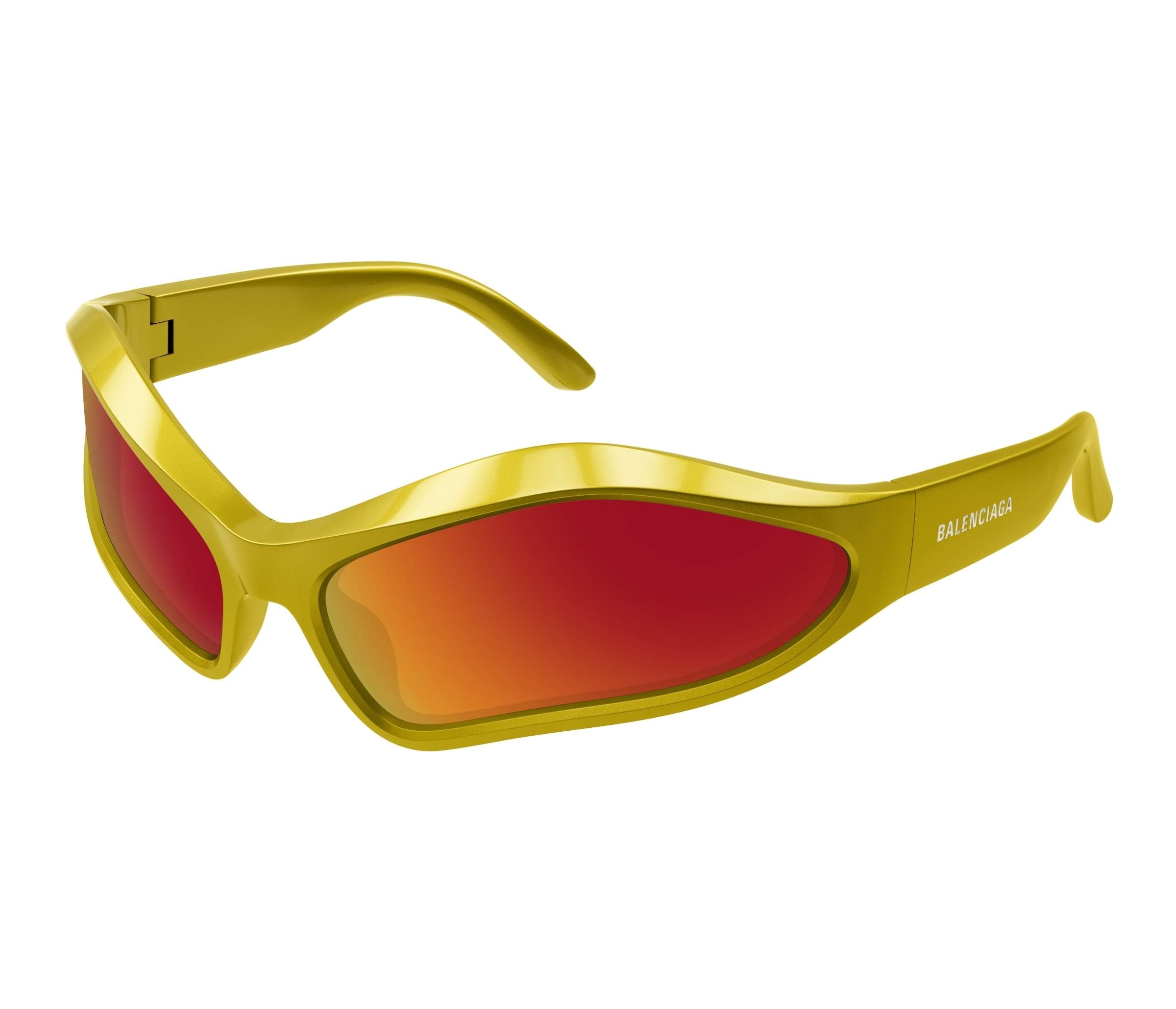 Balenciaga sunglasses BB0314S 004 77 18 Yellow - 