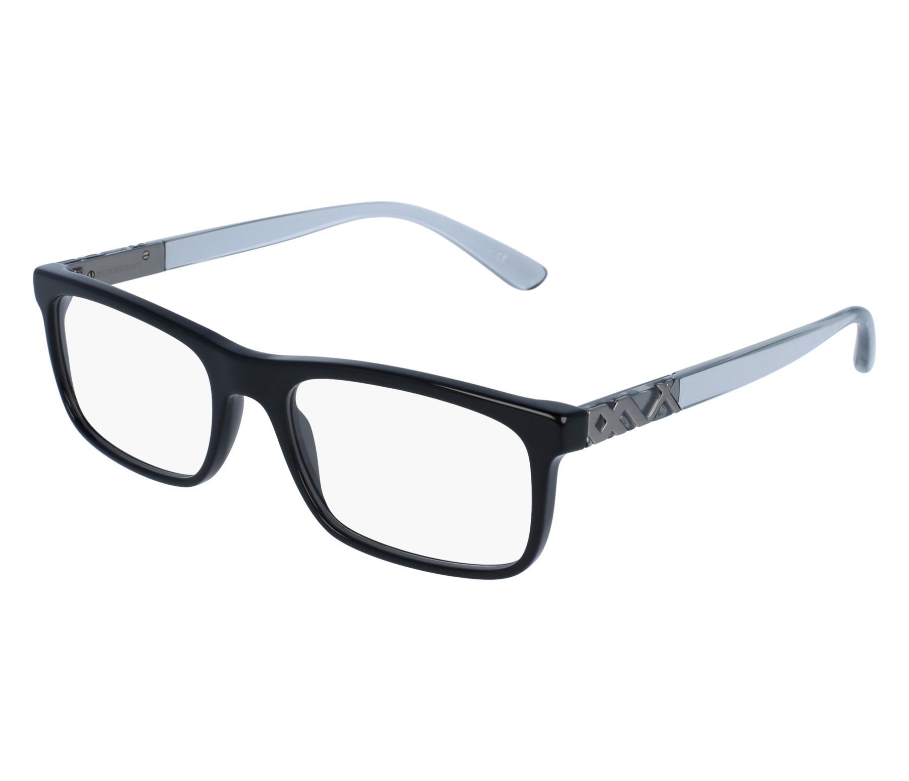 Burberry eyeglasses BE-2240 3001 53 18 BlackWhite - 