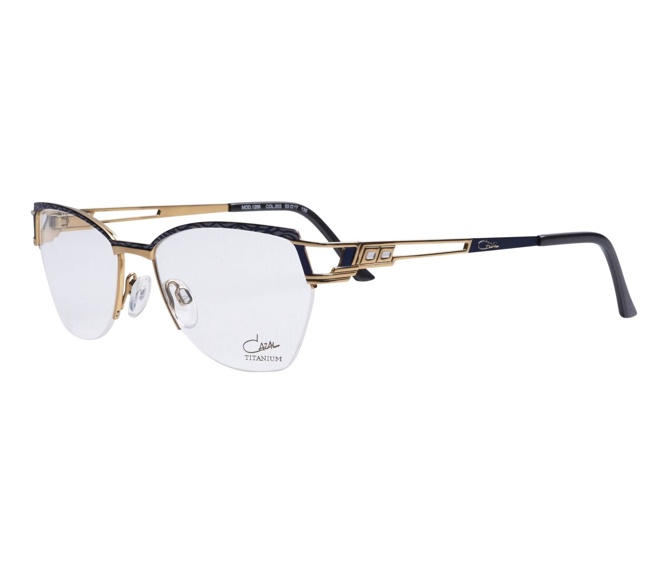 Cazal eyeglasses 1266 003 53 17 Blue Gold - 24000 - 29167