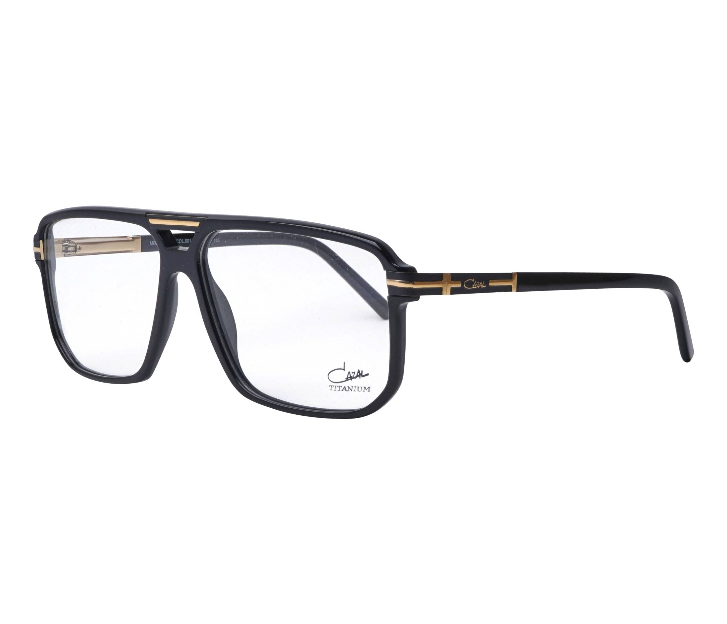 Cazal eyeglasses 6022 001 61 13 BlackGold - 