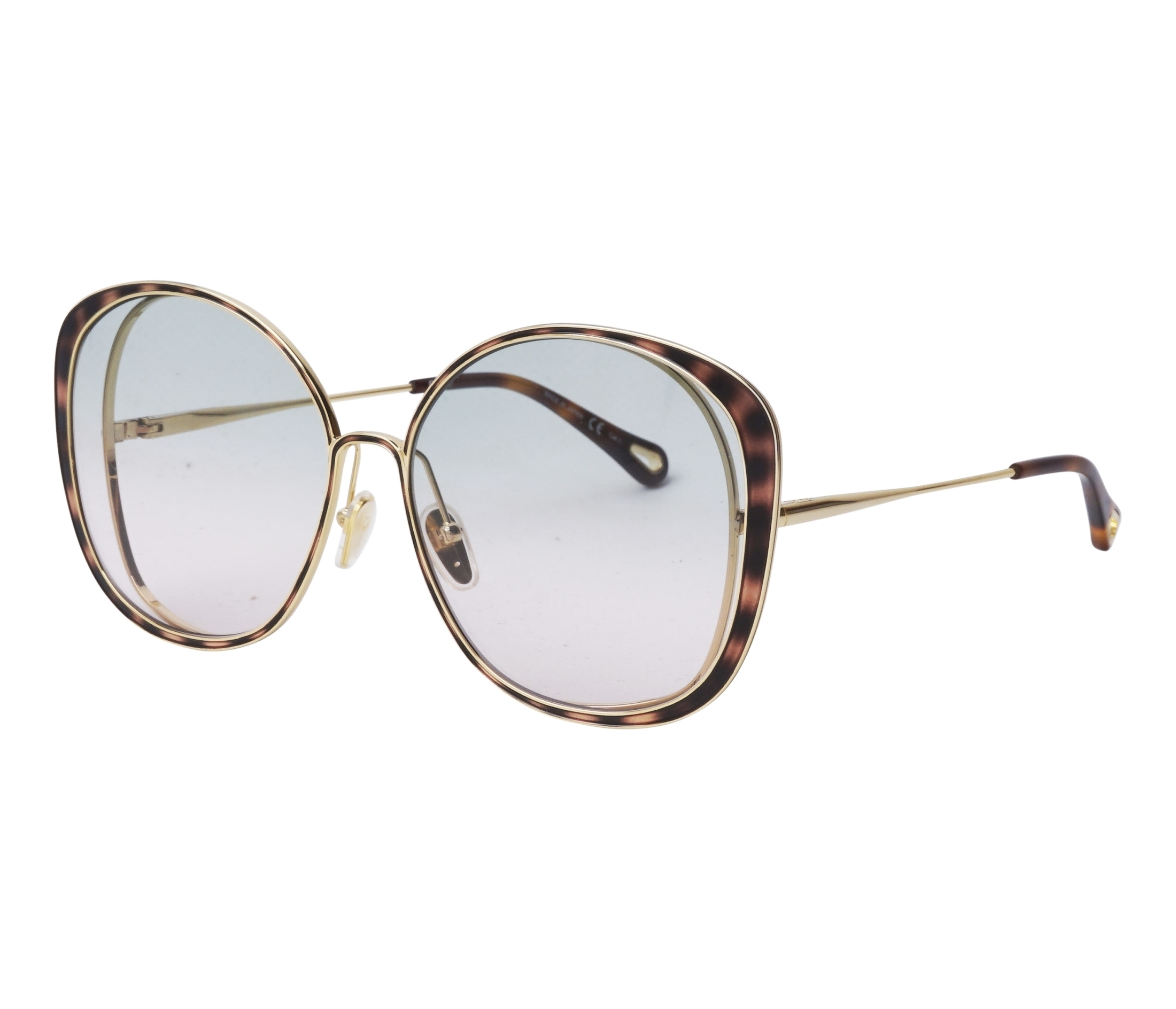 Chloe sunglasses CH0036S 004 63 16 GoldHavana - 