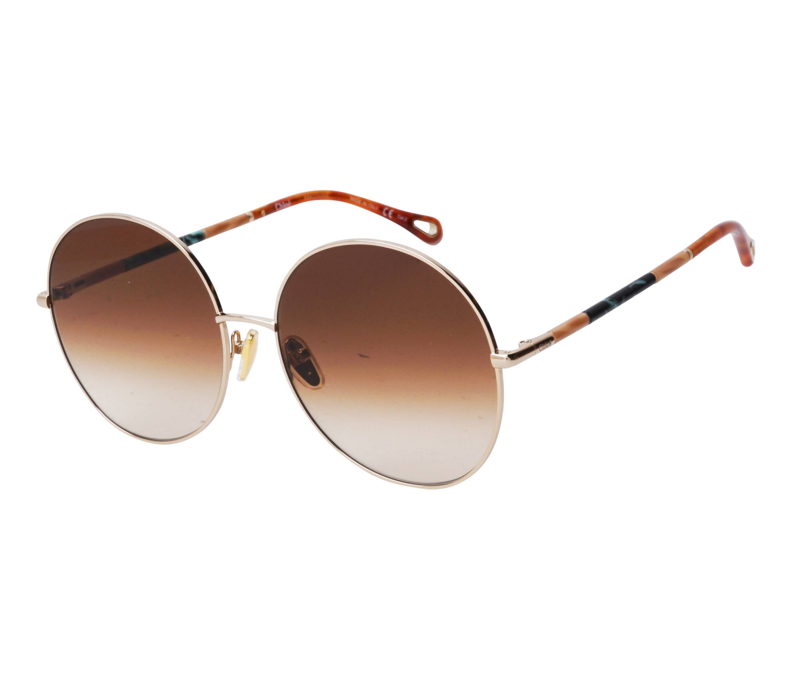 Chloe sunglasses CH0112S 002 61 17 Gold - 