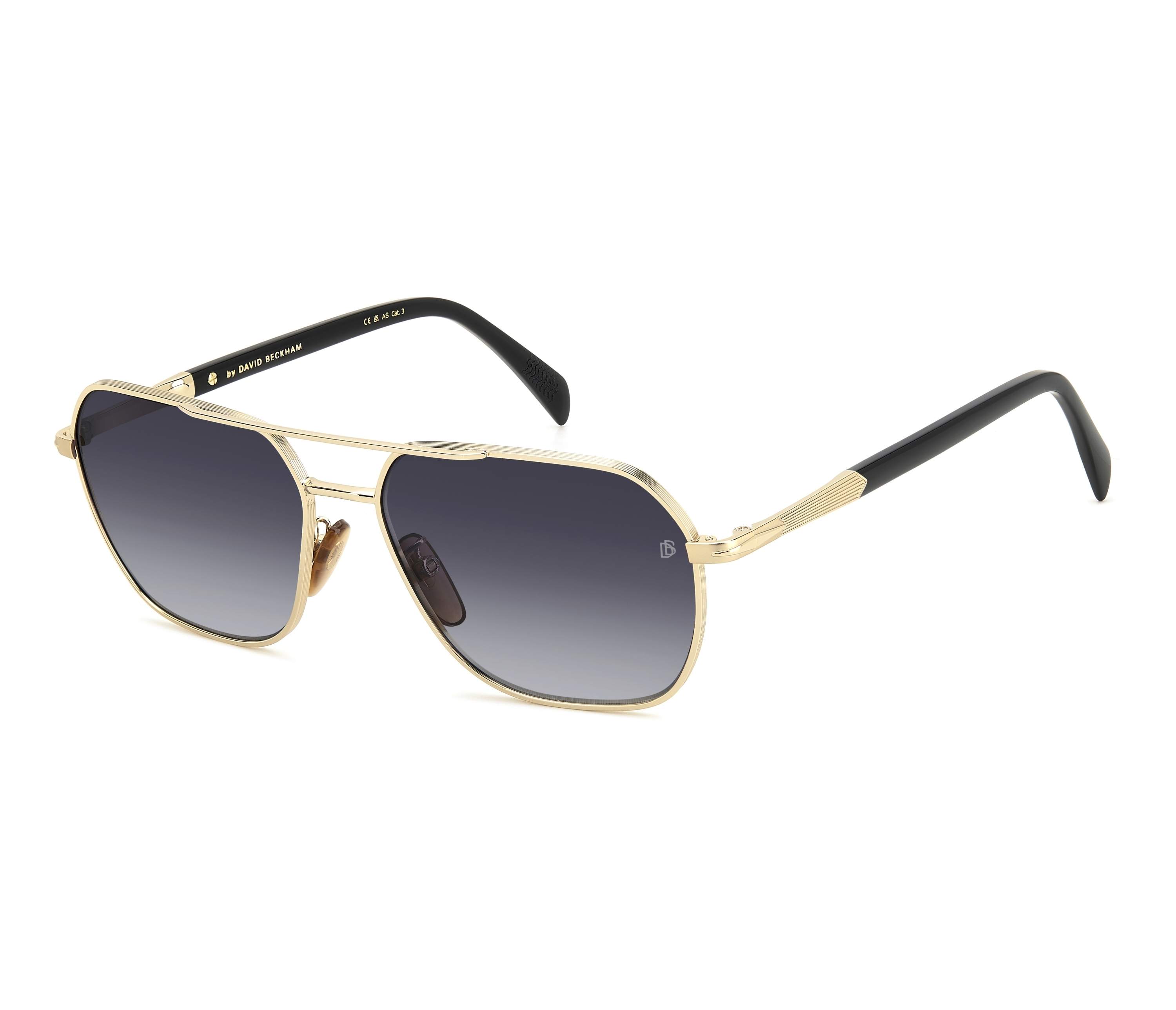 David Beckham sunglasses DB-1128-G-S RHL9O 59 16 GoldBlack - 