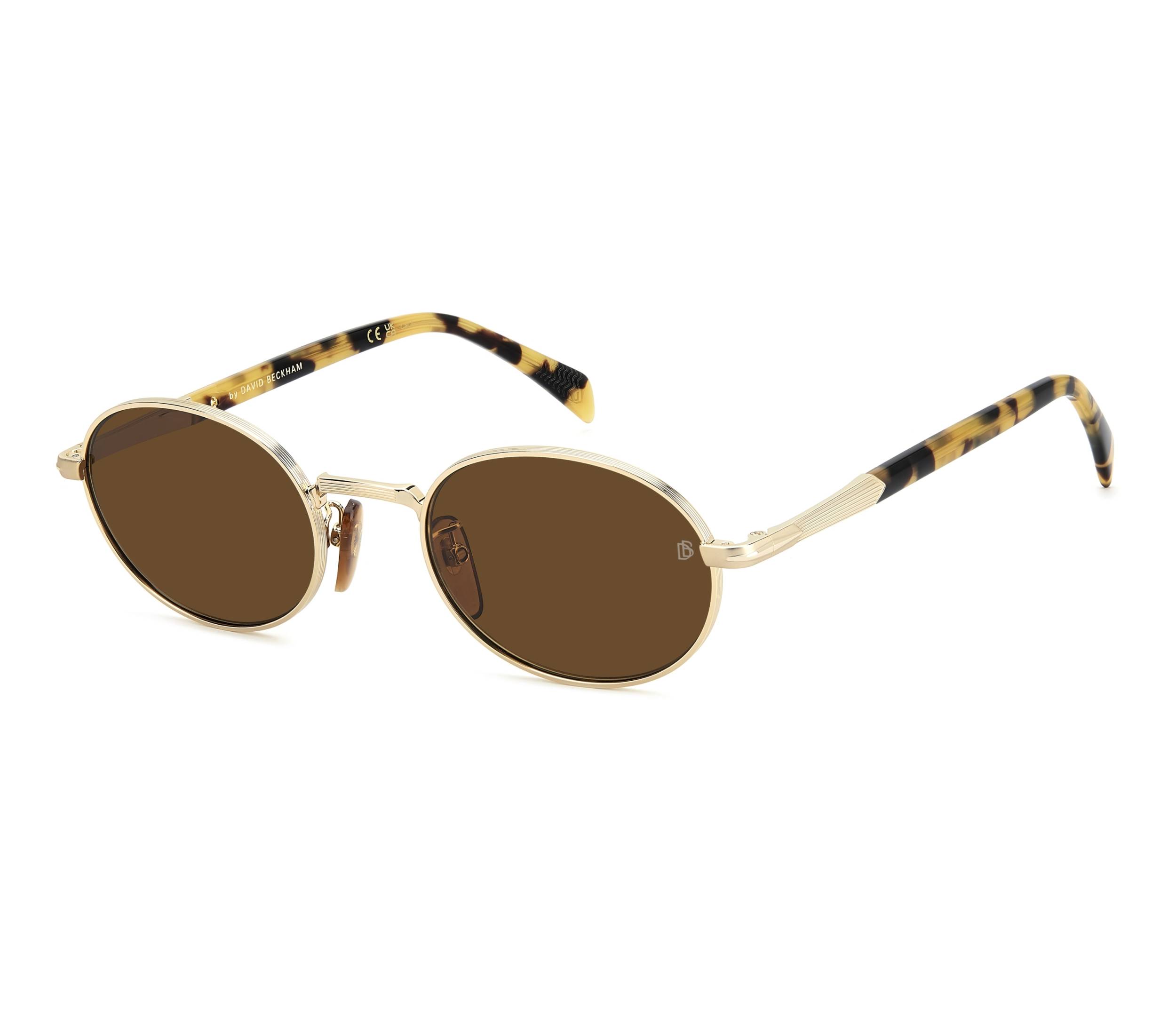 David Beckham sunglasses DB-1196-S HM2/70 52 22 Gold - 