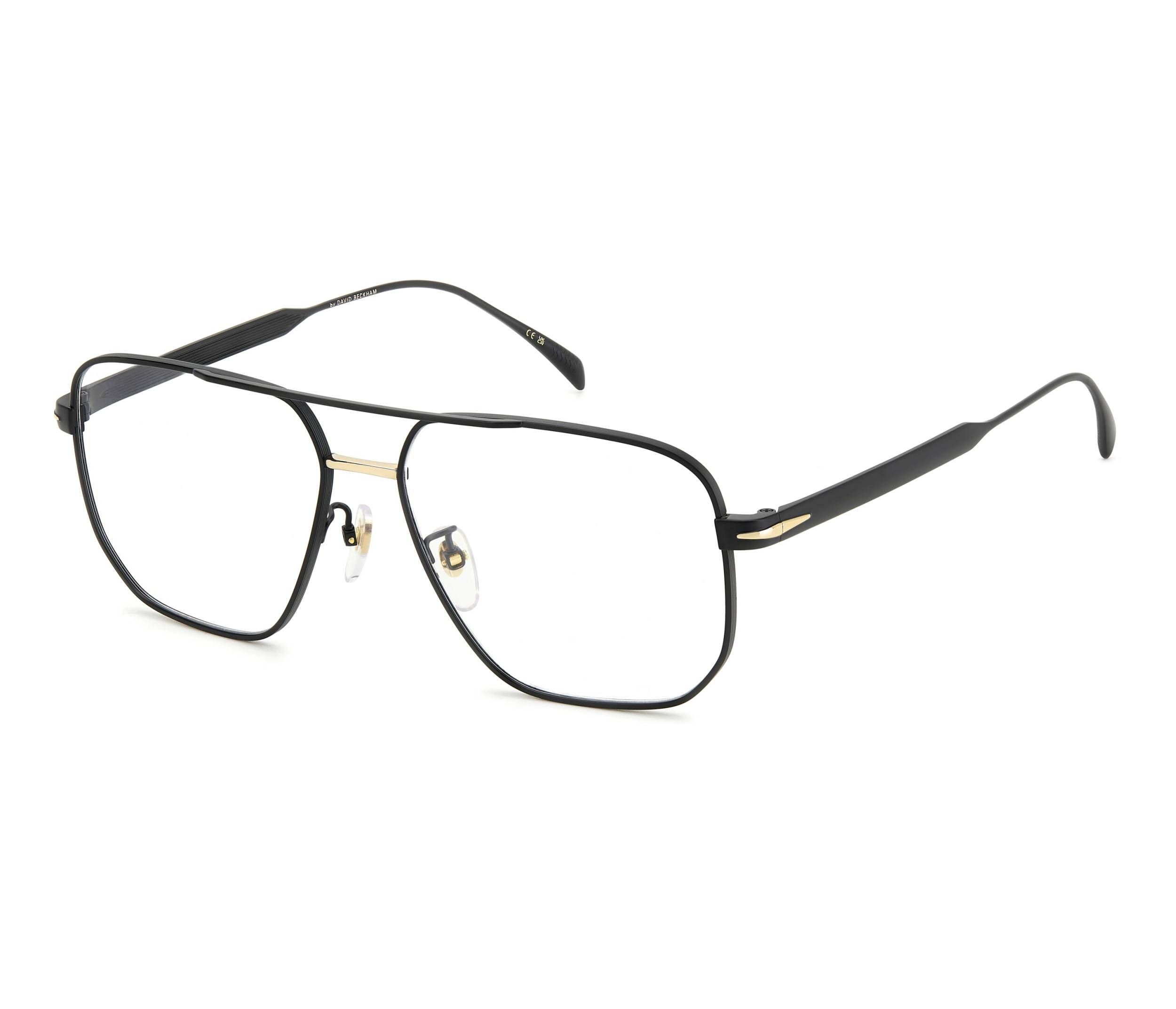 David Beckham eyeglasses DB-7124 2M2 58 16 BlackGold - 