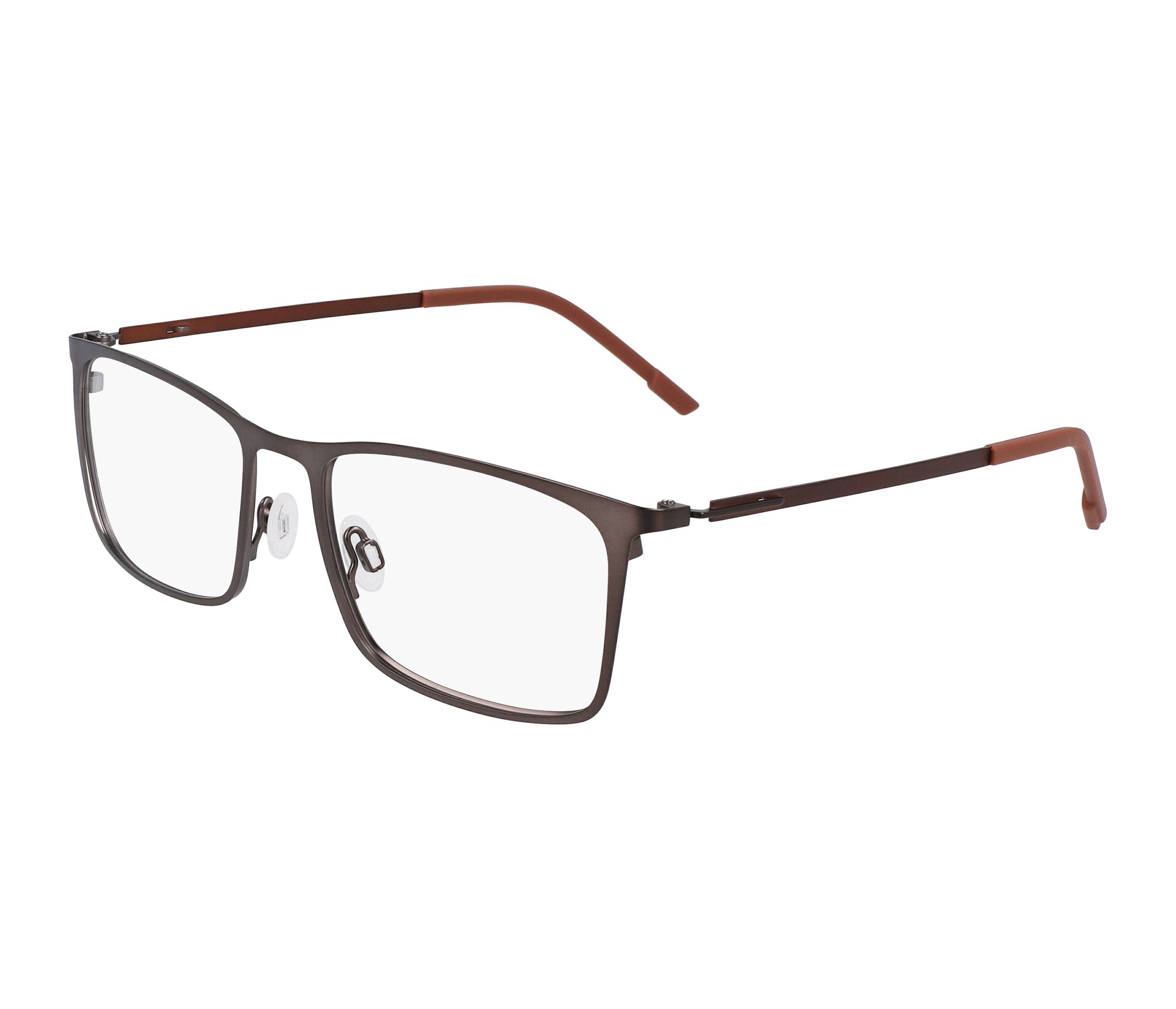 Flexon eyeglasses E1144 071 54 18 GunBrown - 