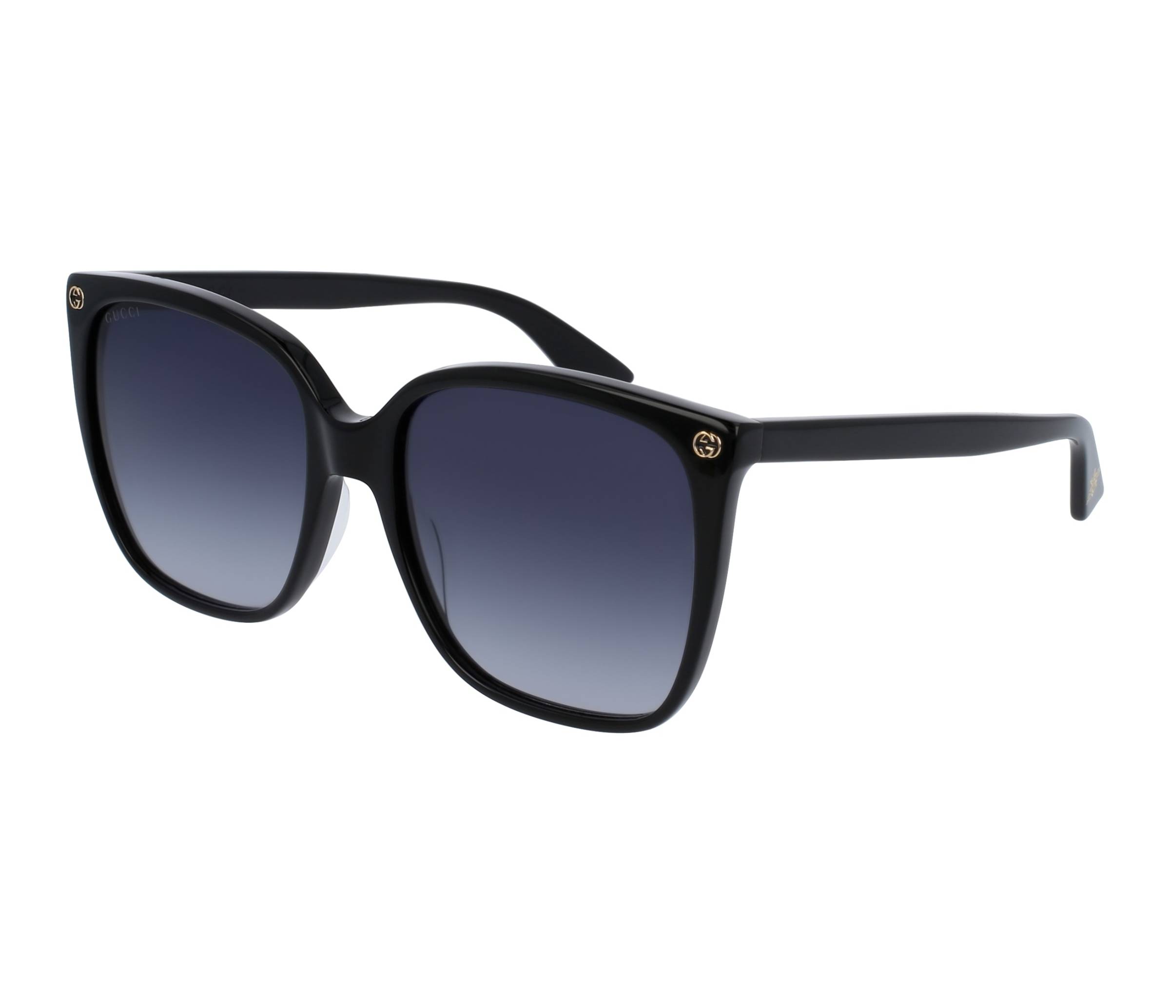 Gucci sunglasses GG0022S 001 57 18 Black - 