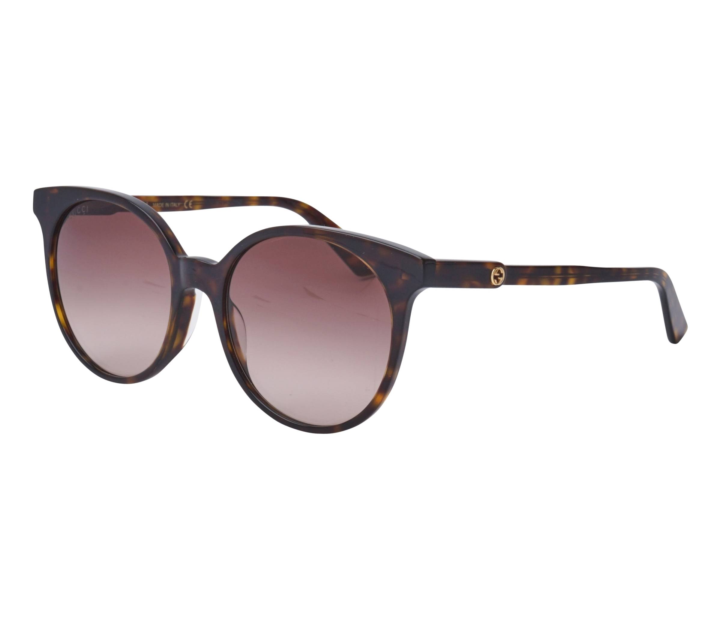 Gucci sunglasses GG-0488-S 002 54 16 Havana - 