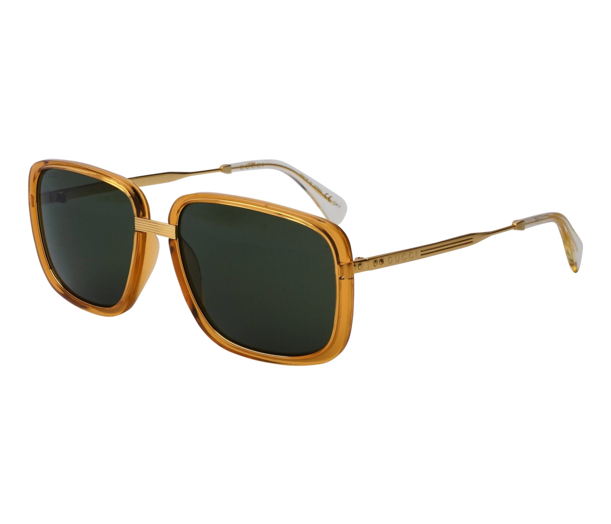 Gucci sunglasses GG-0787-S 001 61 18 BrownGold - 