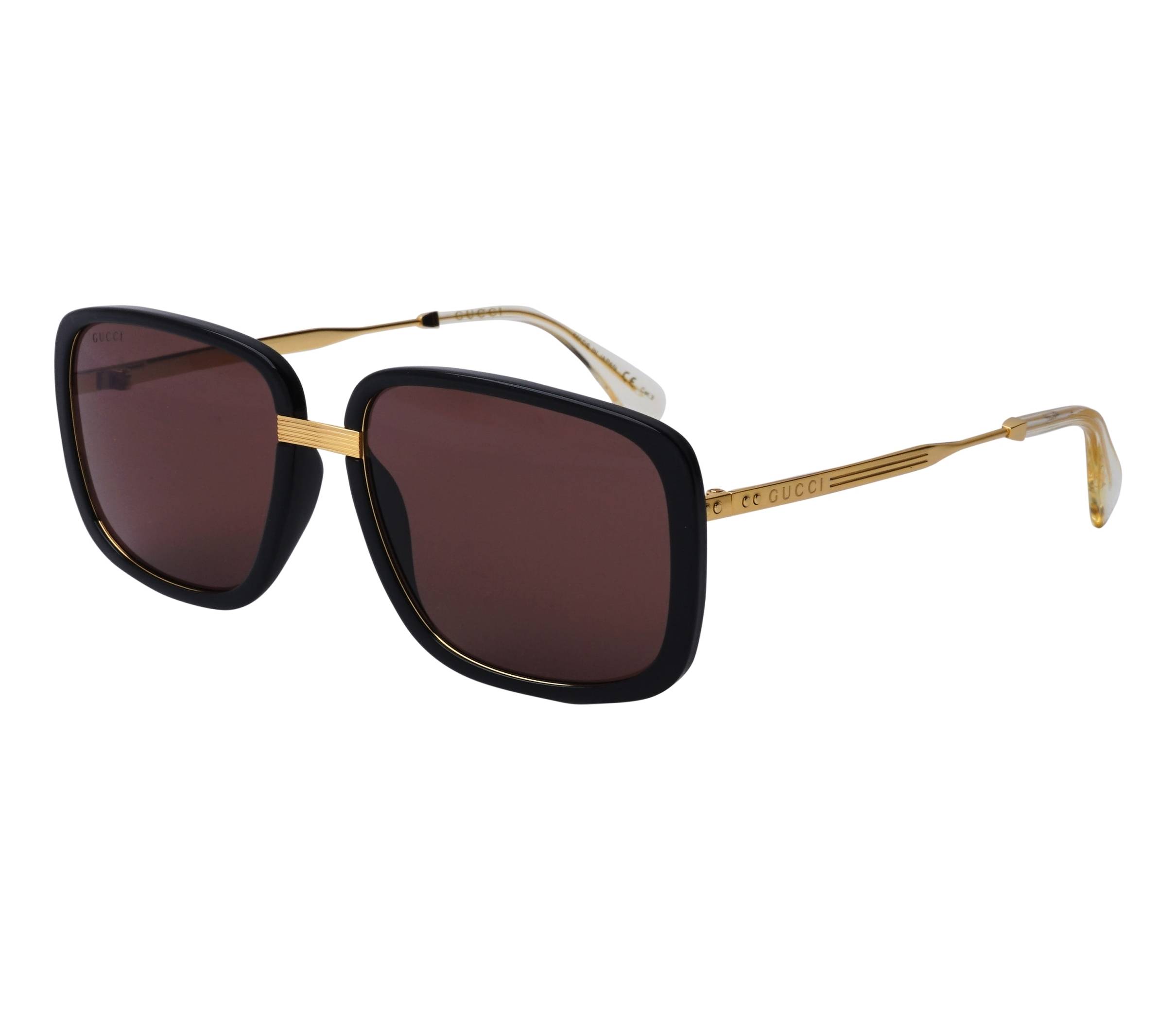 Gucci sunglasses GG-0787-S 002 61 18 BlackGold - 
