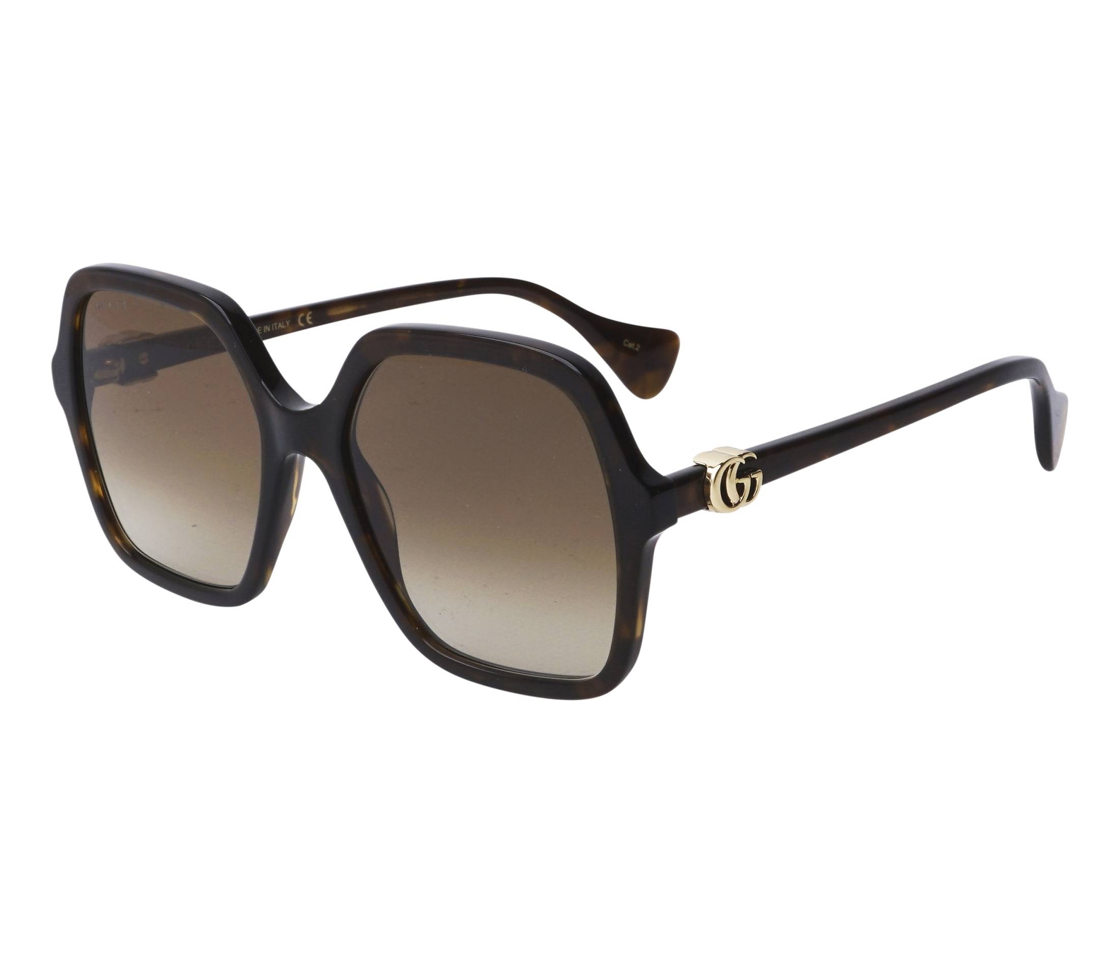 Gucci sunglasses GG1072S 002 56 19 Havana - 
