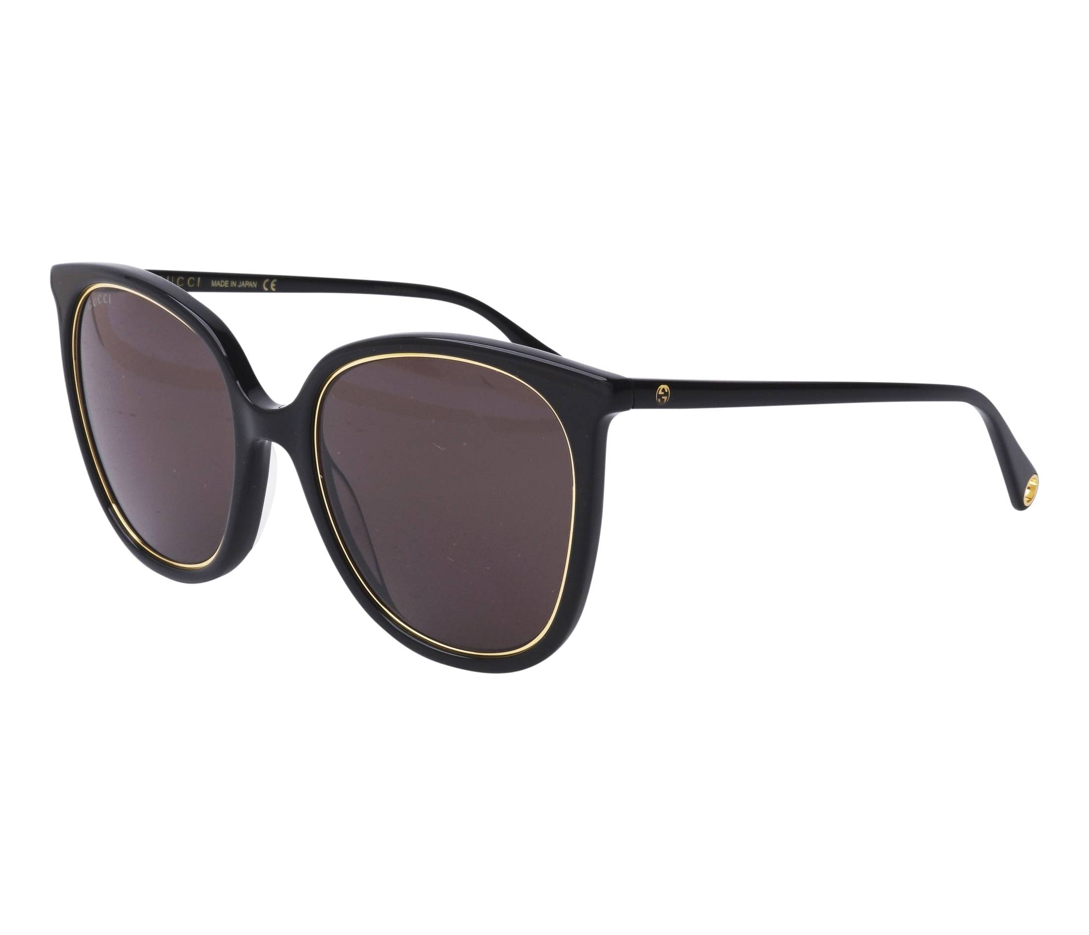 Gucci sunglasses GG1076S 002 56 21 Black - 