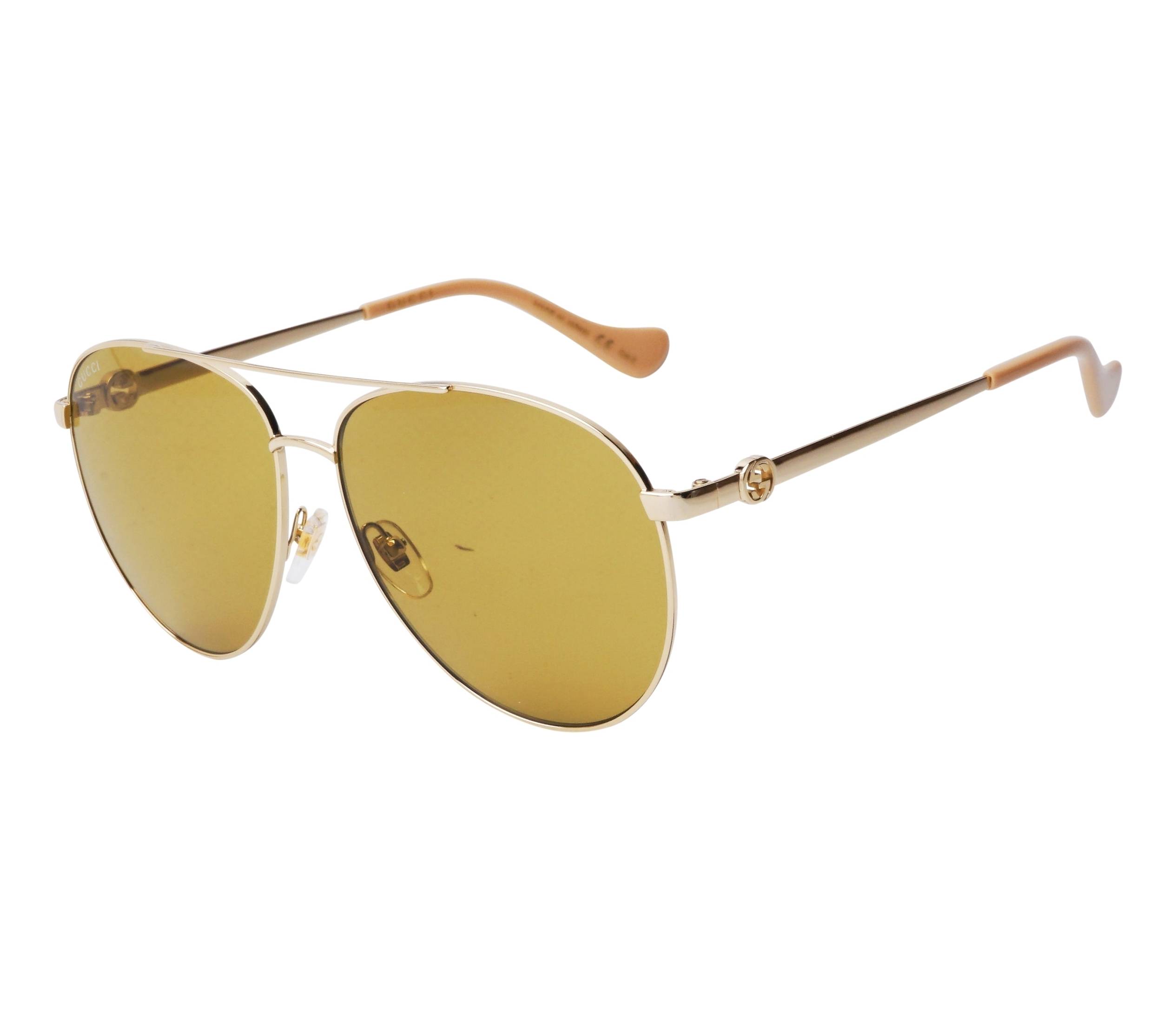 Gucci sunglasses GG1088S 003 61 14 Gold - 