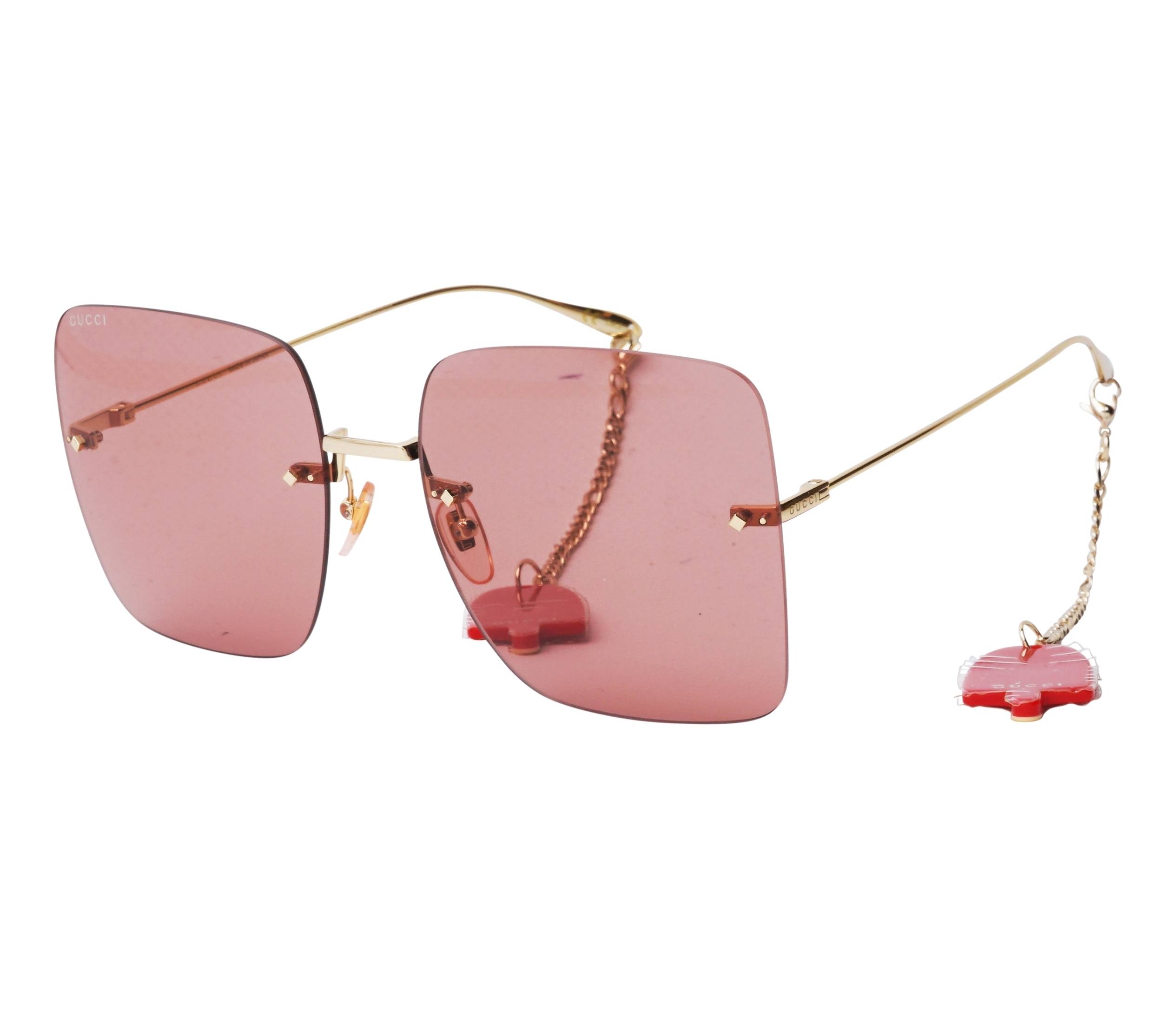 Gucci sunglasses GG1147S 005 62 19 Gold - 