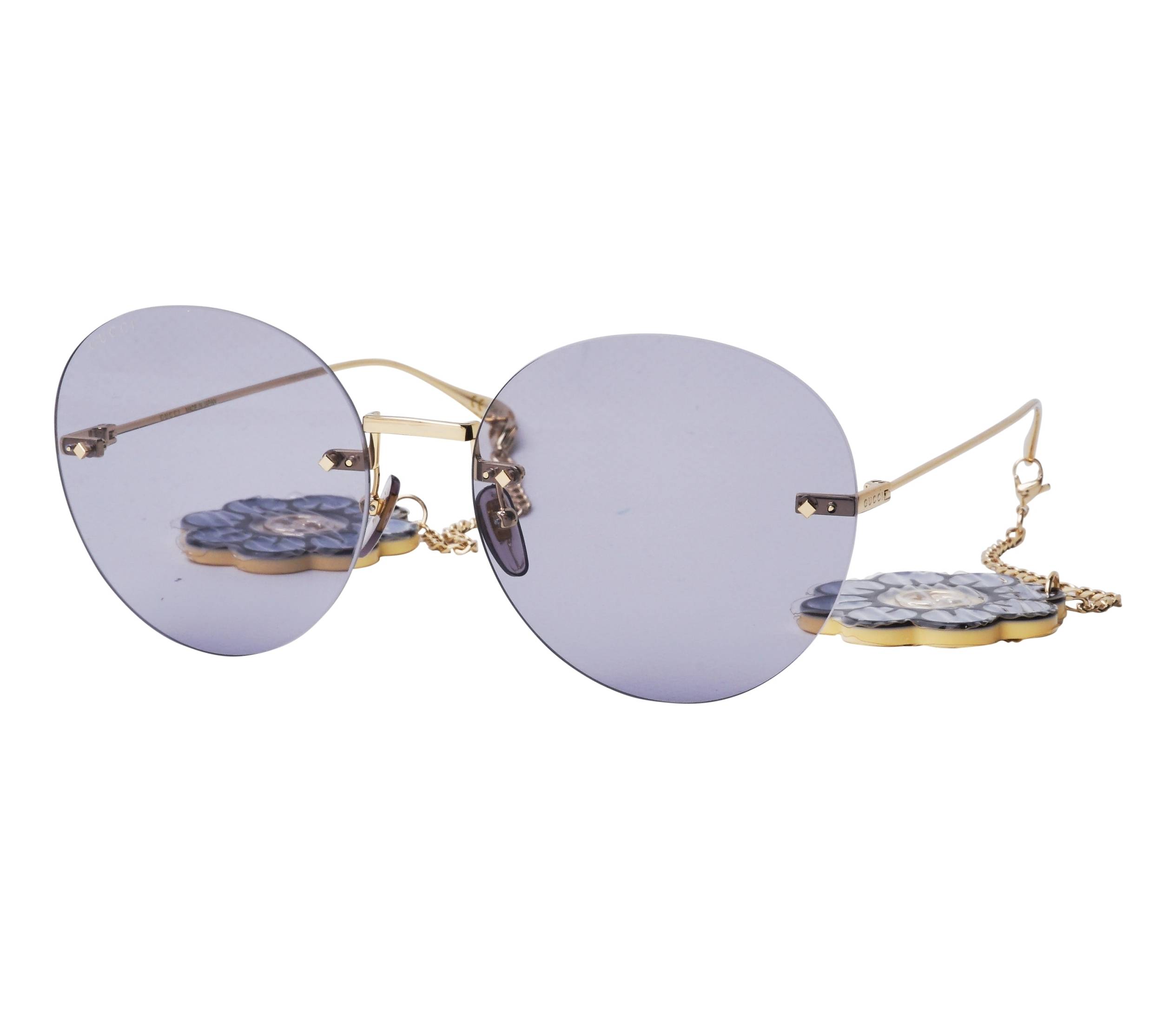 Gucci sunglasses GG1149S 006 60 18 Gold - 