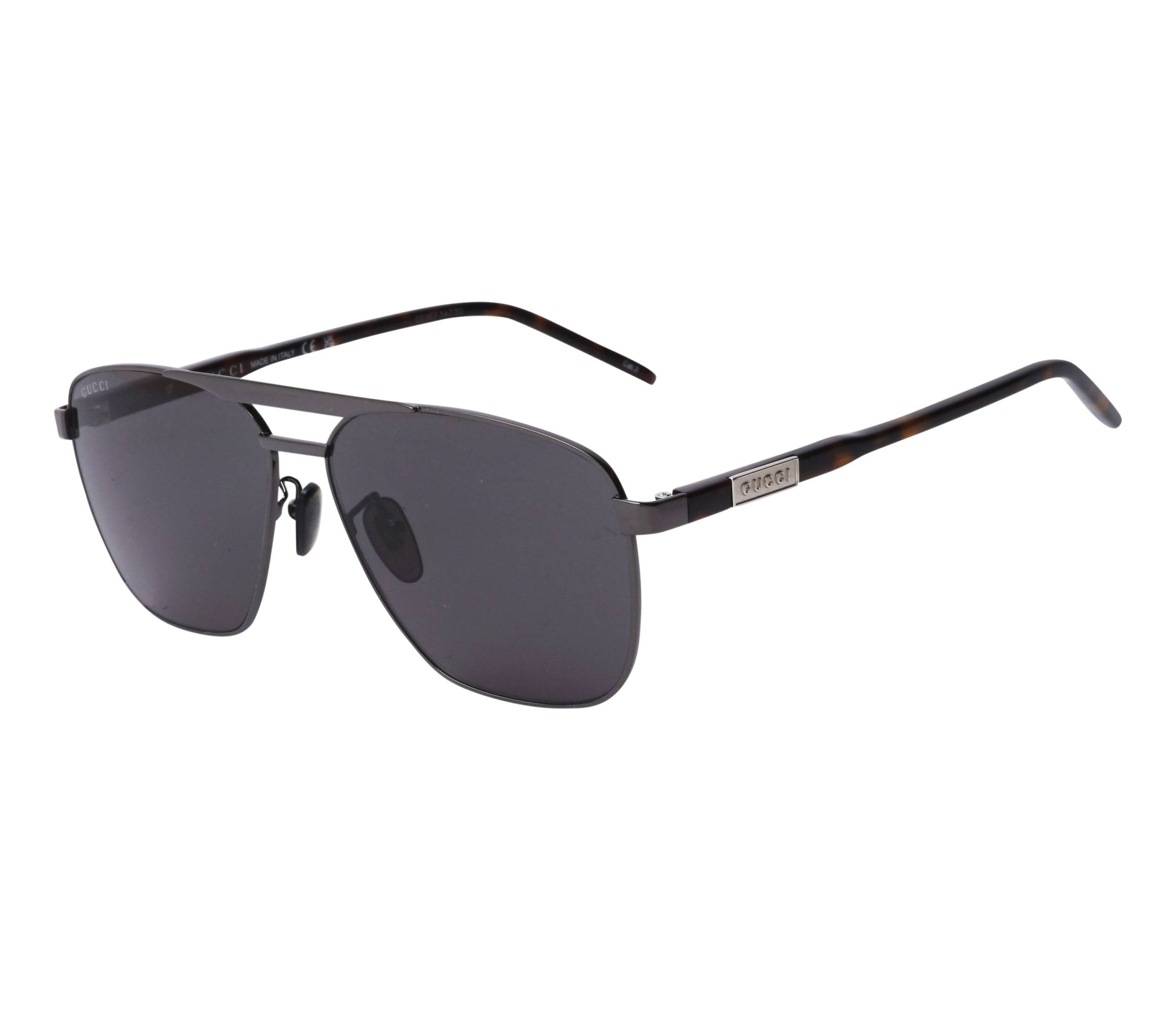 Gucci sunglasses GG1164S 001 58 13 Ruthenium - 
