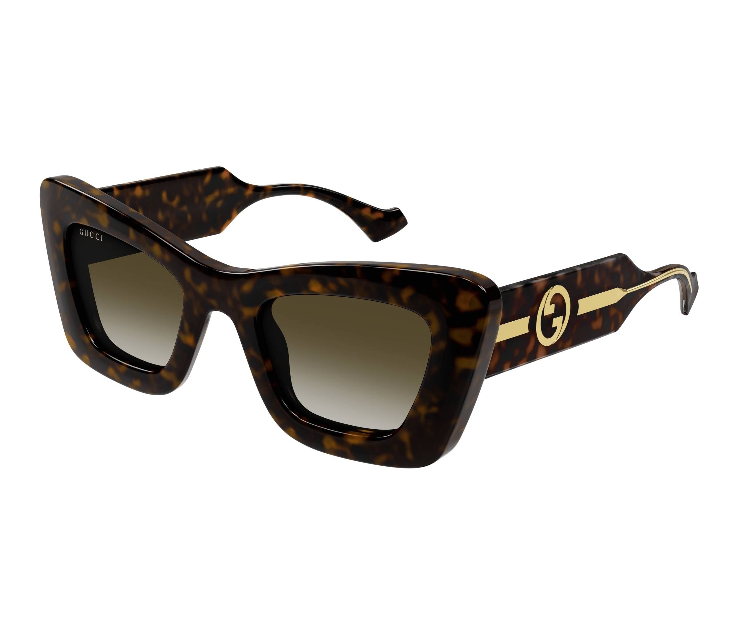 Gucci sunglasses GG1552S 002 49 23 Havana - 