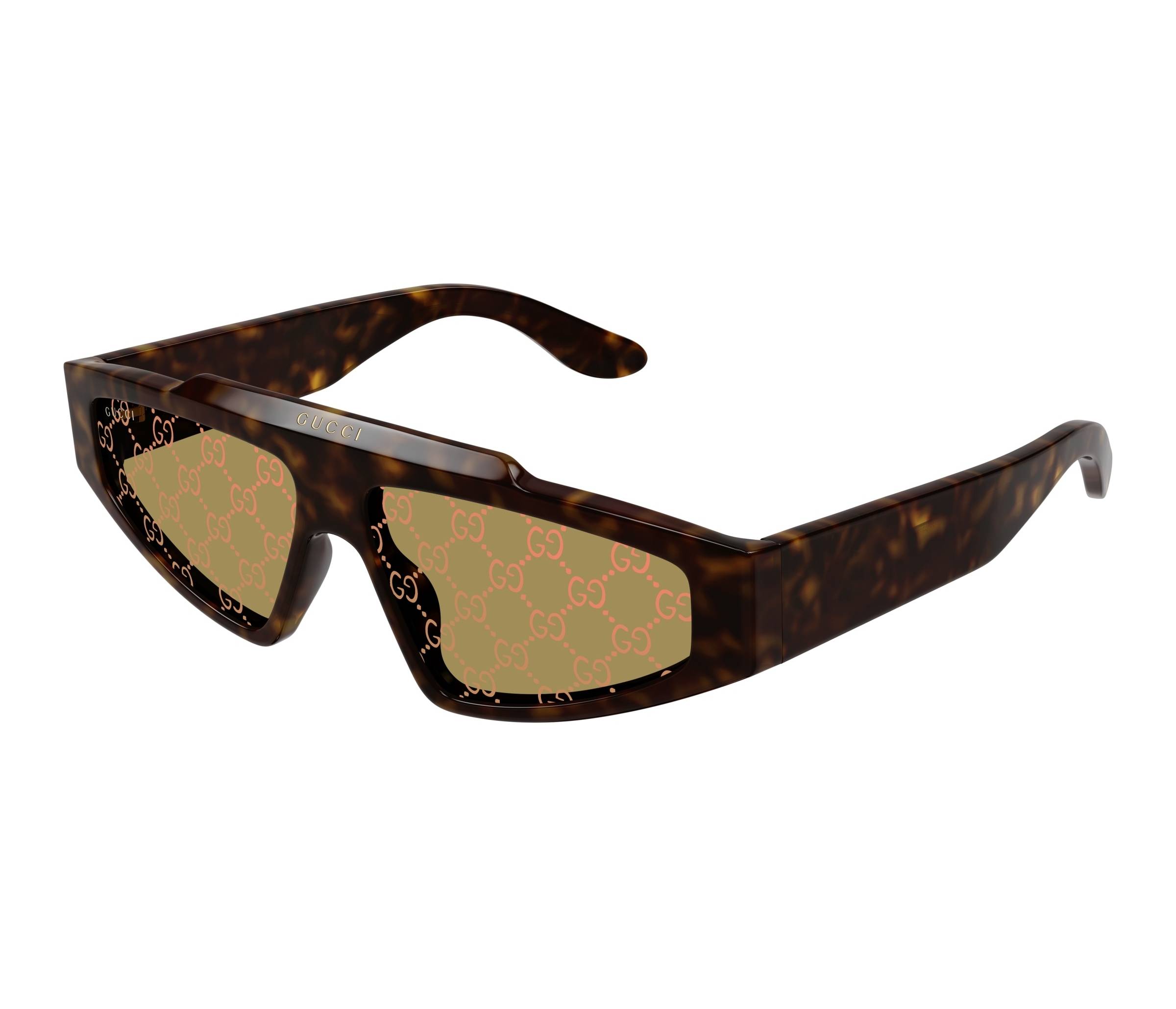 Gucci sunglasses GG1591S 002 58 13 Havana - 