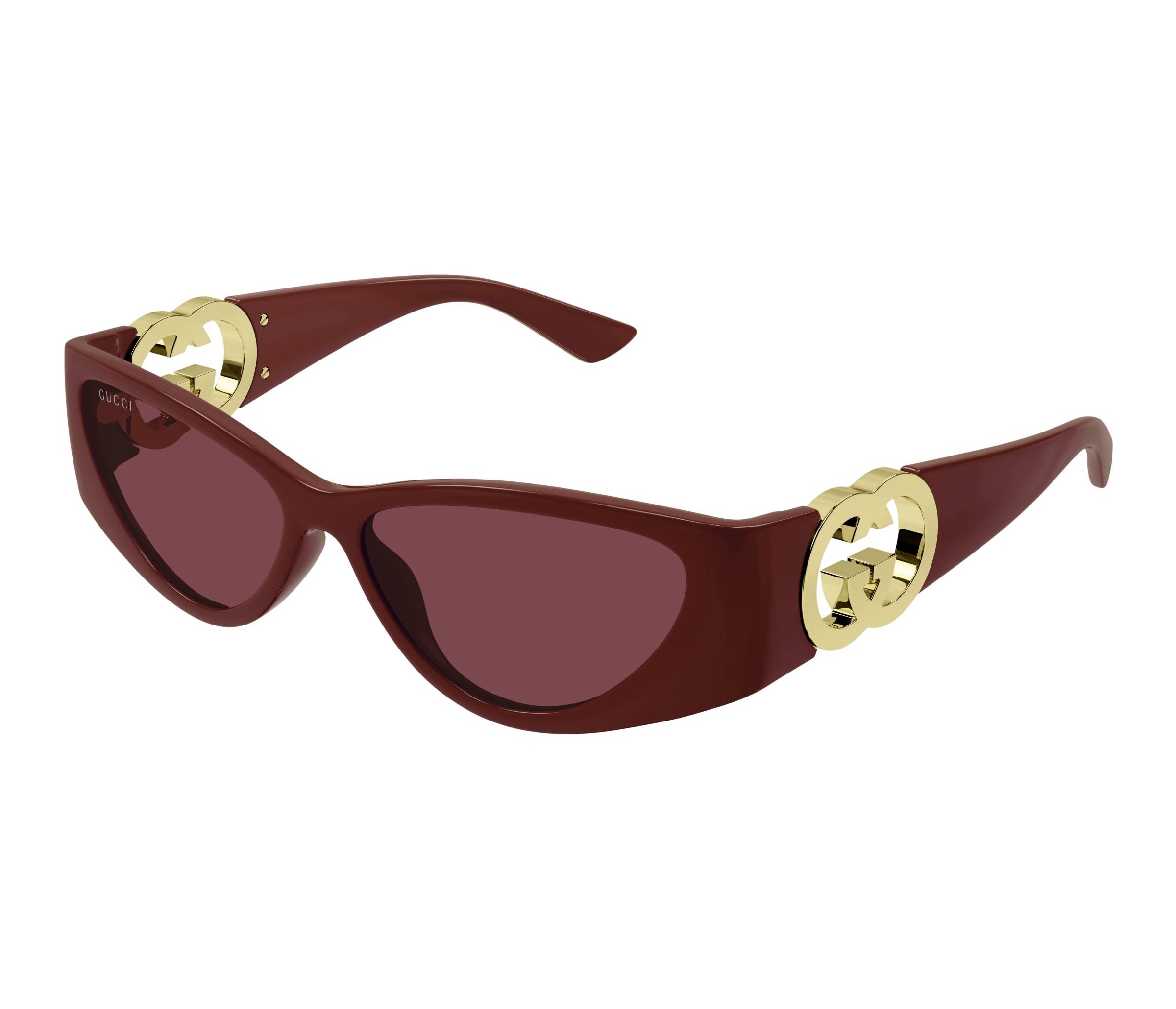 Gucci sunglasses GG1824S 003 55 14 Burgundy - 