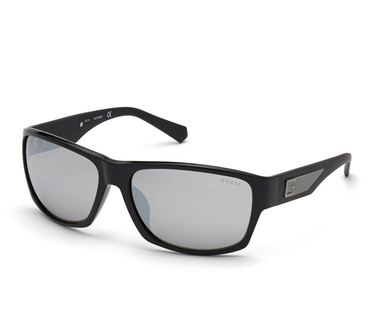 Guess sunglasses GU-00006-S 01C 63 16 Black Black - 5833 - 8000