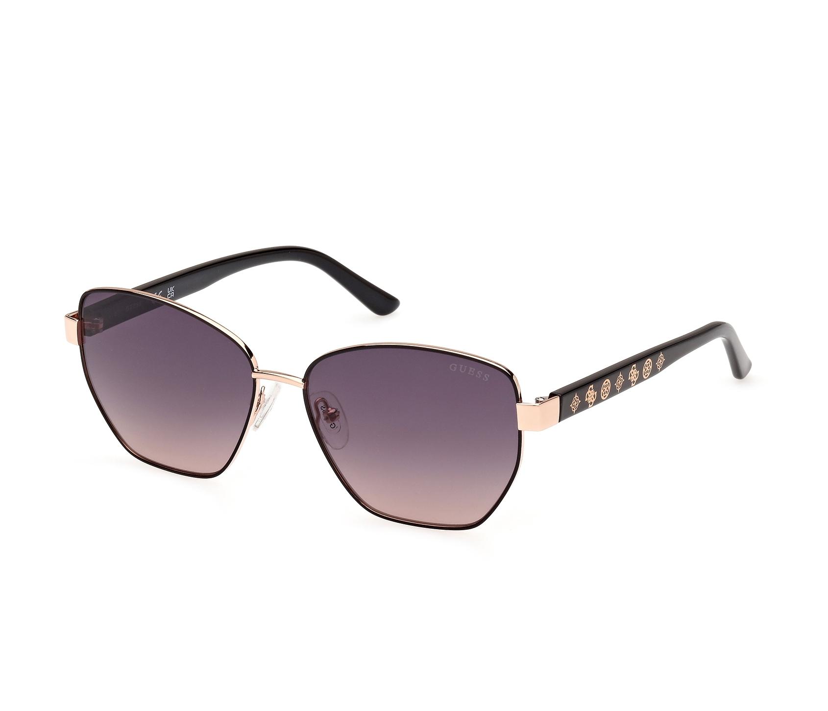 Guess sunglasses GU00102-S 05B 56 14 BlackRose gold - 