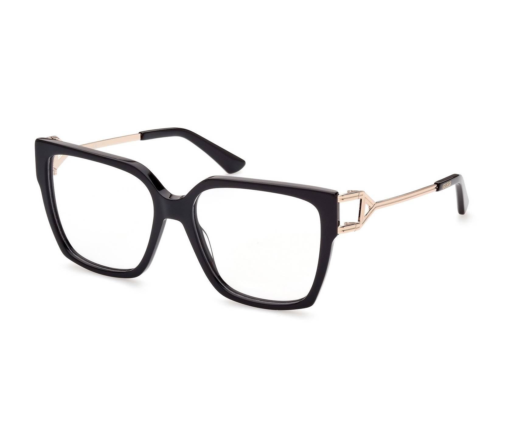 Guess eyeglasses GU2910-V 001 55 16 BlackGold - 