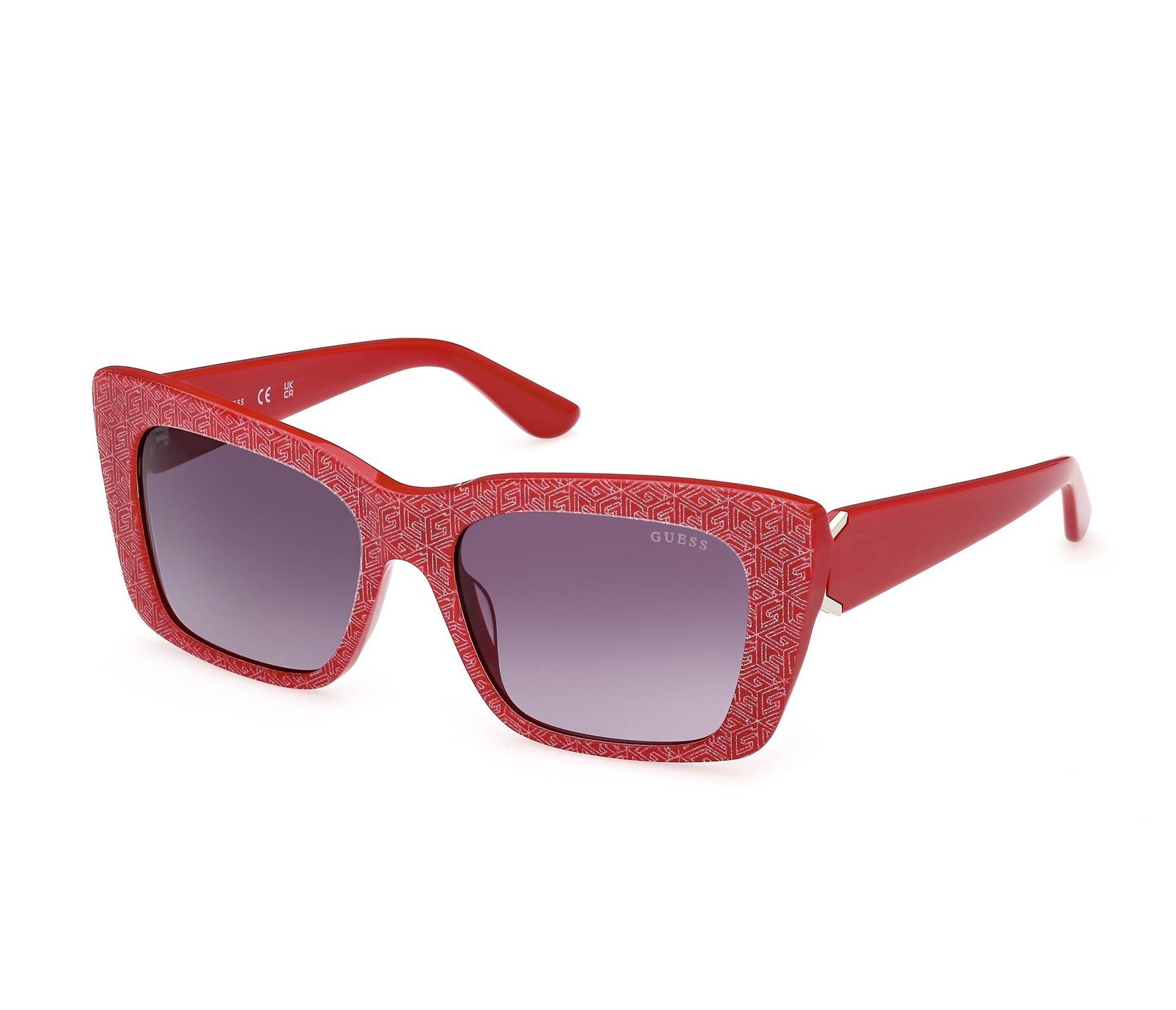 Guess sunglasses GU-7890 66B 55 17 Red - 