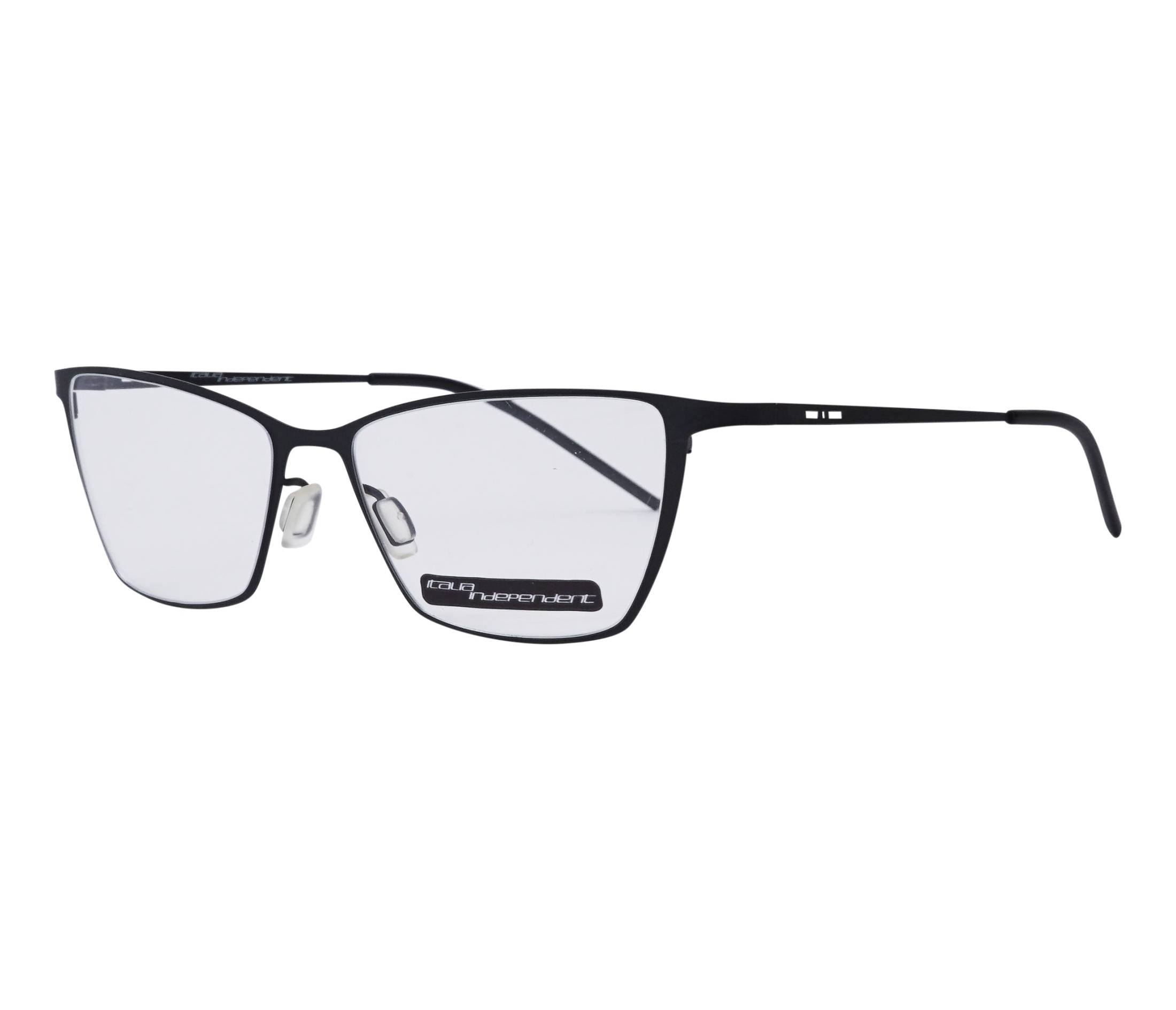 Italia Independent eyeglasses 5202A 009 52 15 Black - 4083 - 11667