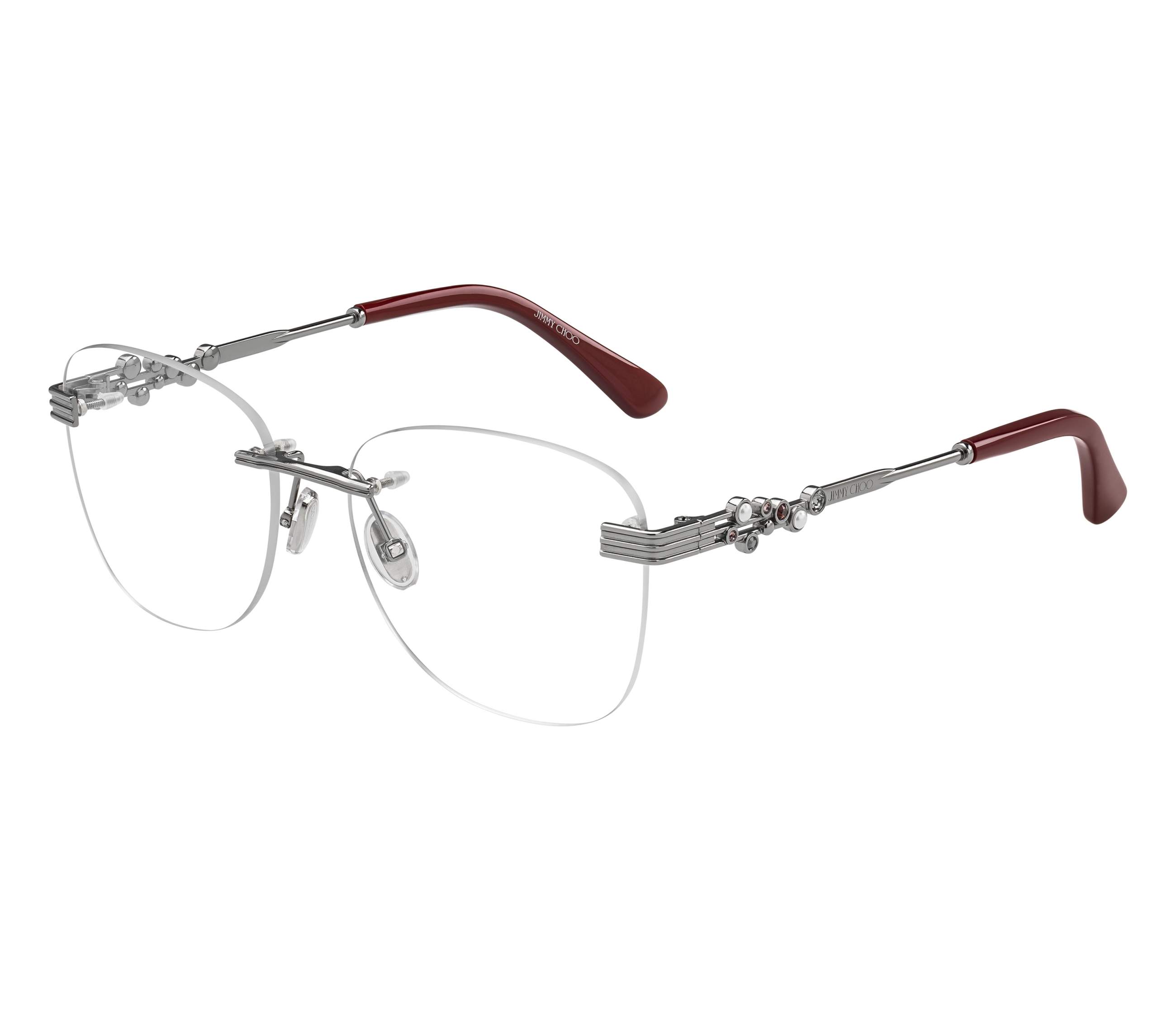 Jimmy Choo eyeglasses JC-214 GHP 54 17 Gun - 