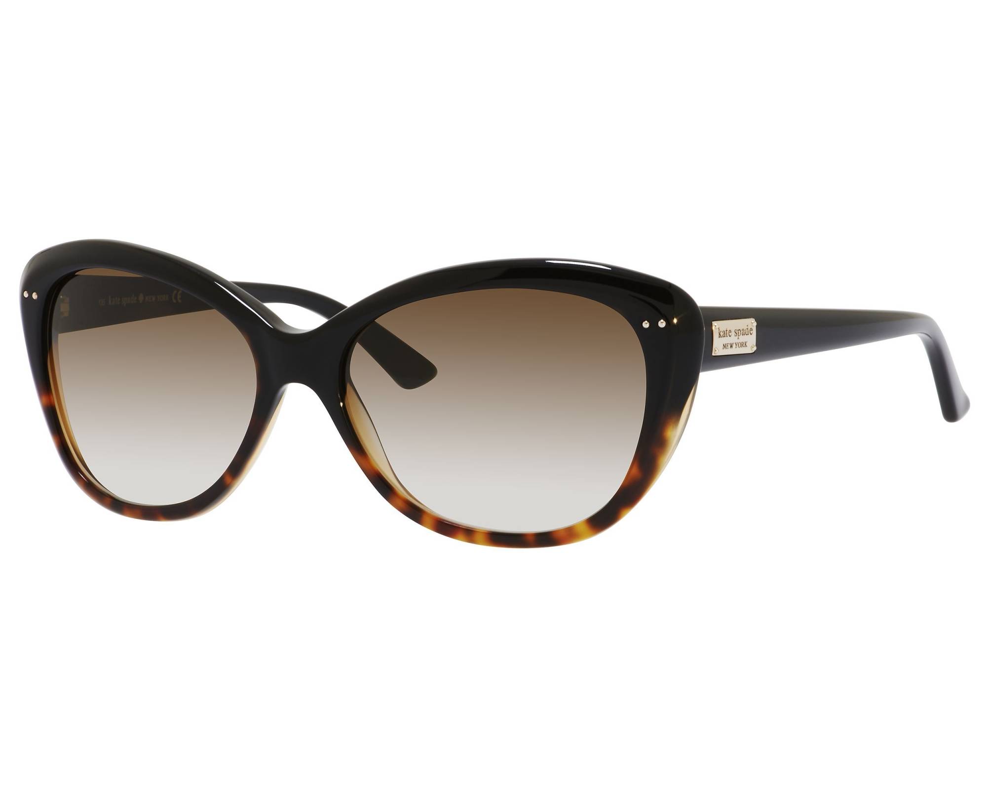 Kate Spade sunglasses Angelique-S EUTY6 55 16 HavanaBlack - 