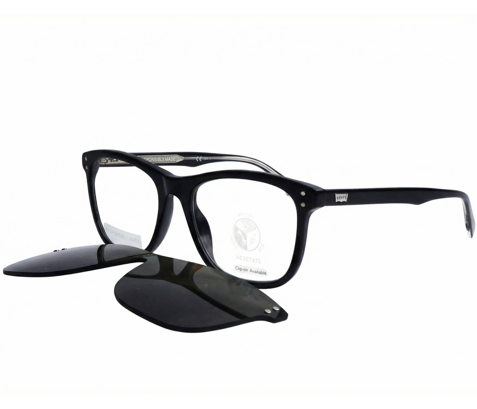 Levi's eyeglasses LV5013-CS 807/IR 53 18 BlackSteel - 