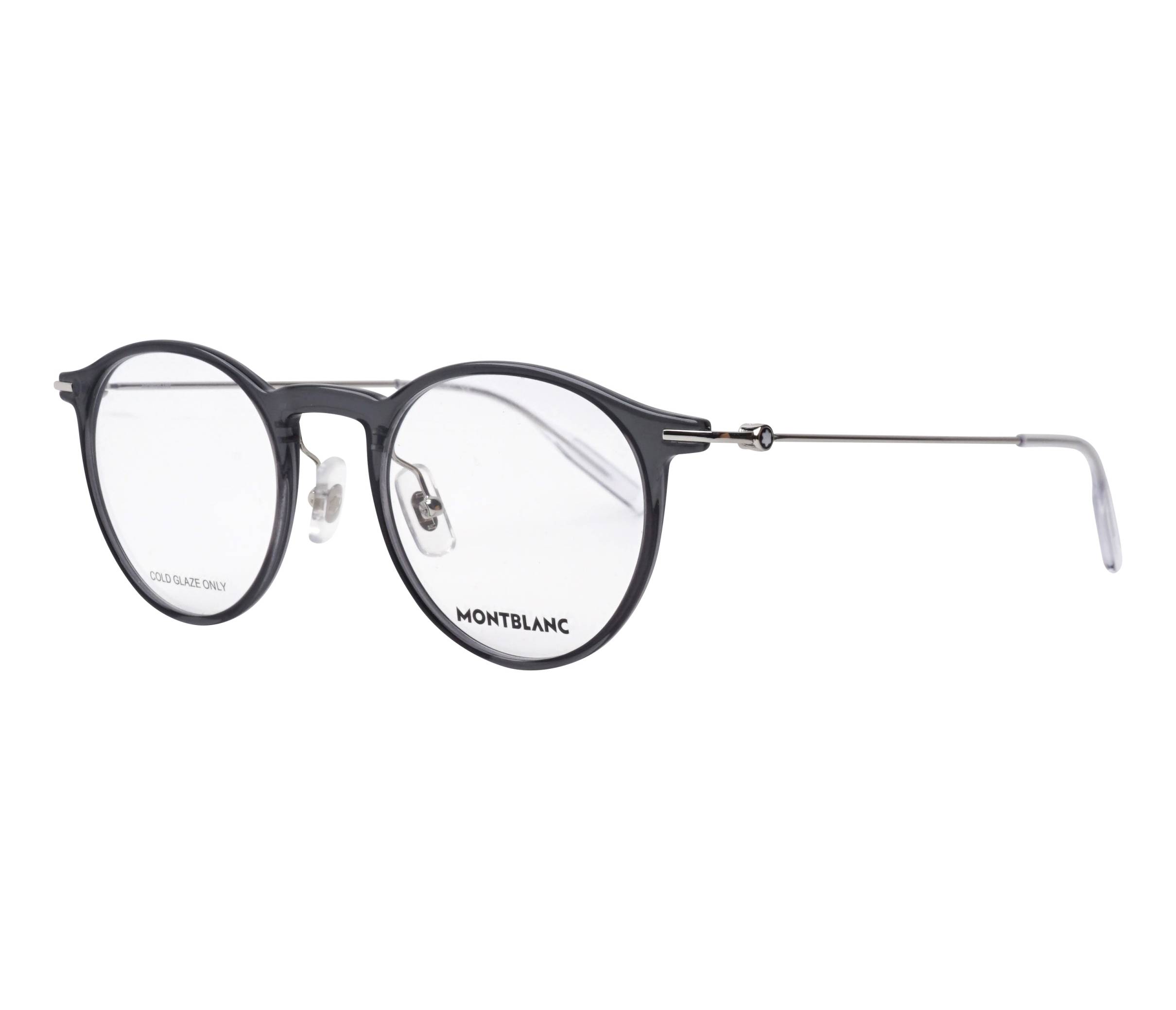 Mont Blanc eyeglasses MB-0099-O 001 48 21 GreySilver - 