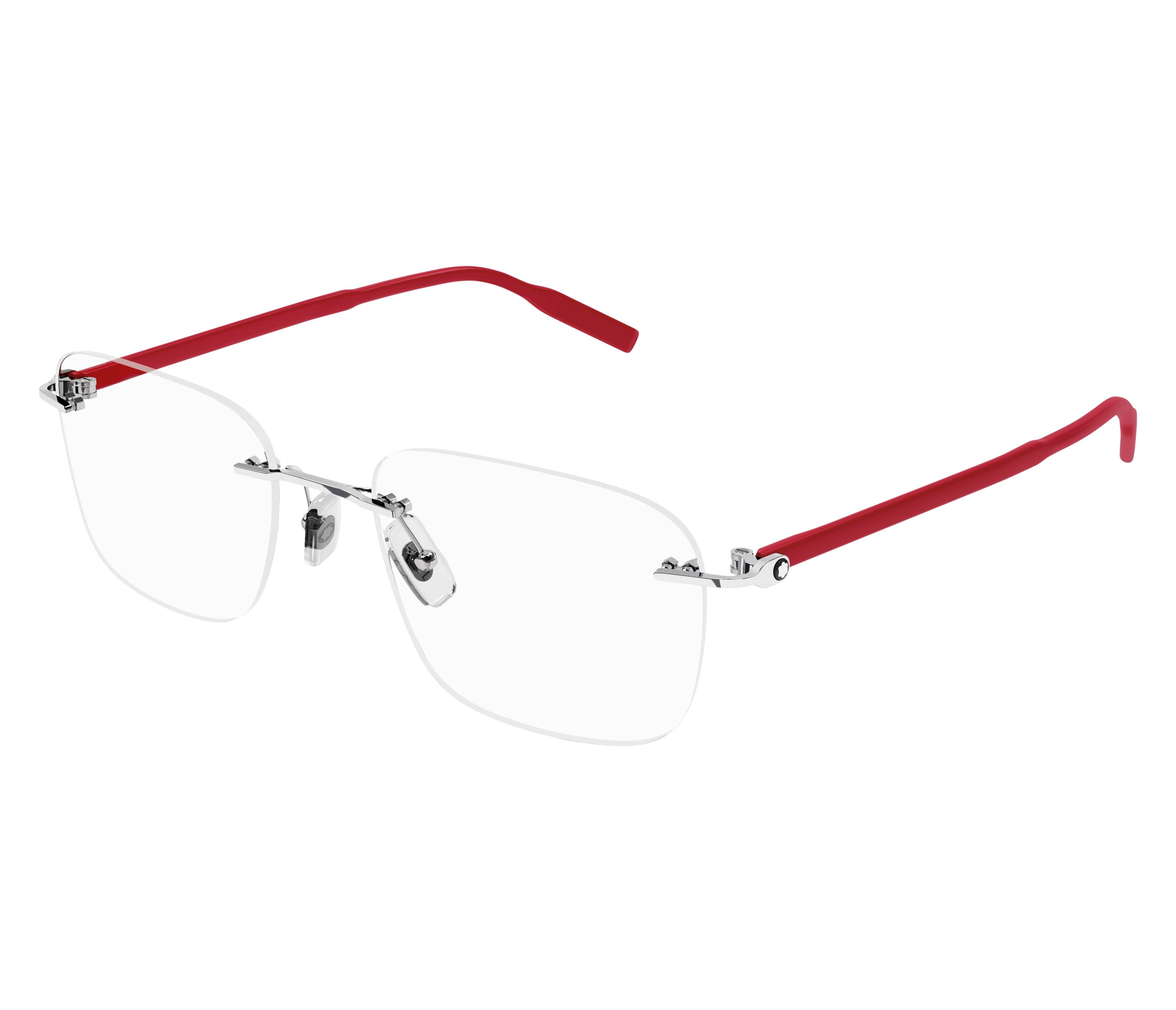 Mont Blanc eyeglasses MB0222O 003 55 20 Silver - 