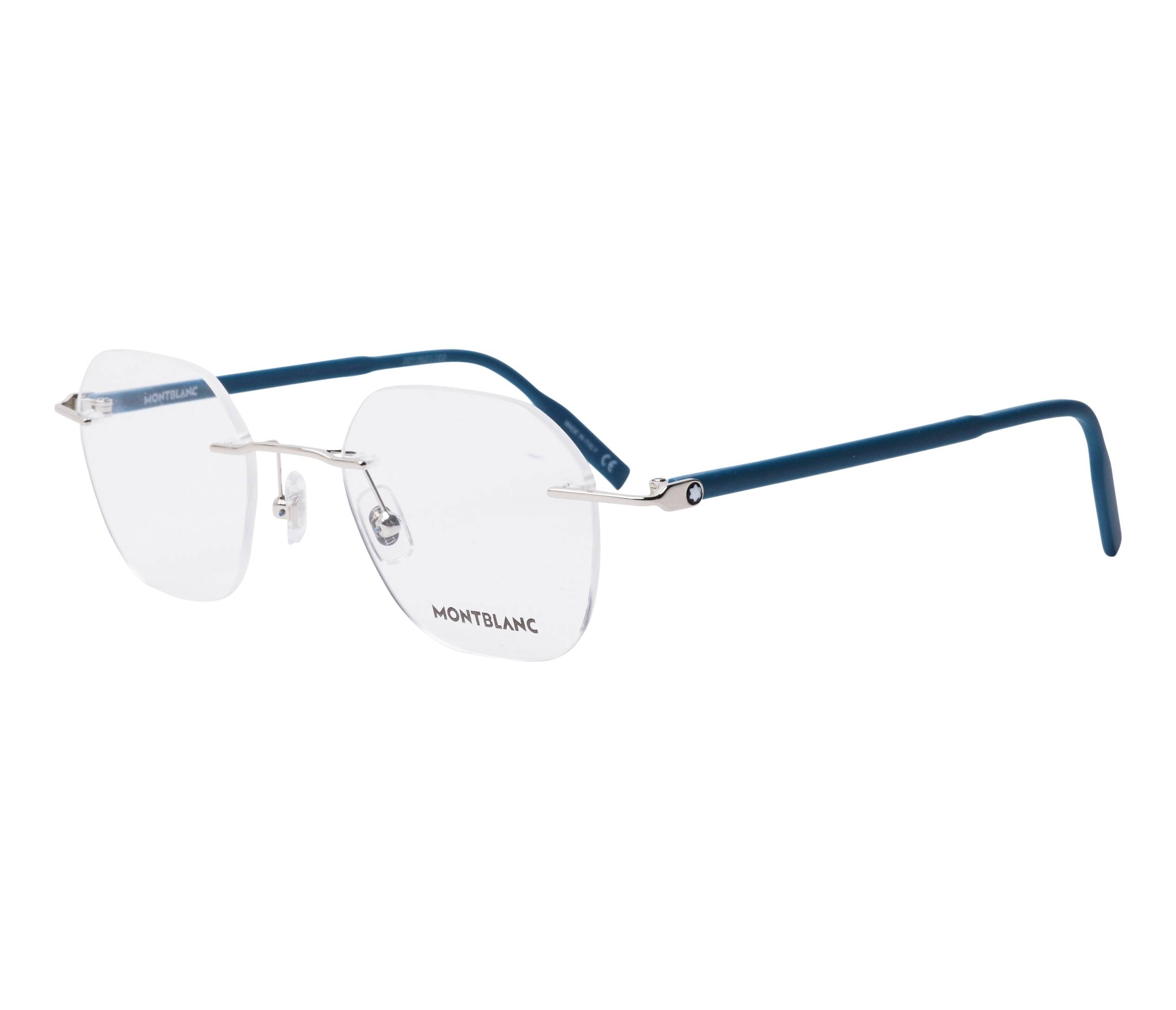 Mont Blanc eyeglasses MB0223O 005 50 21 Silver - 