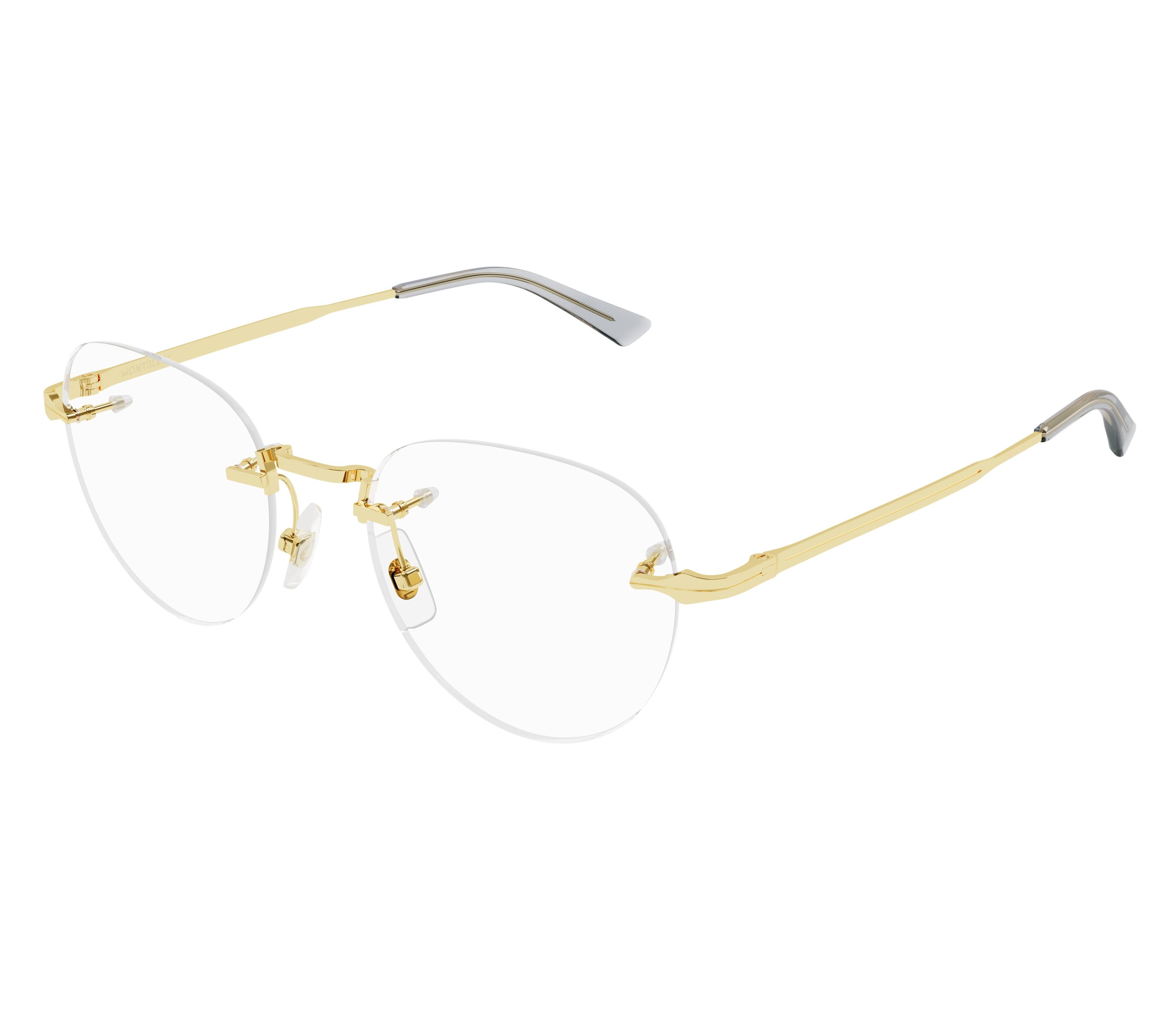 Mont Blanc eyeglasses MB0268O 001 52 20 Gold - 