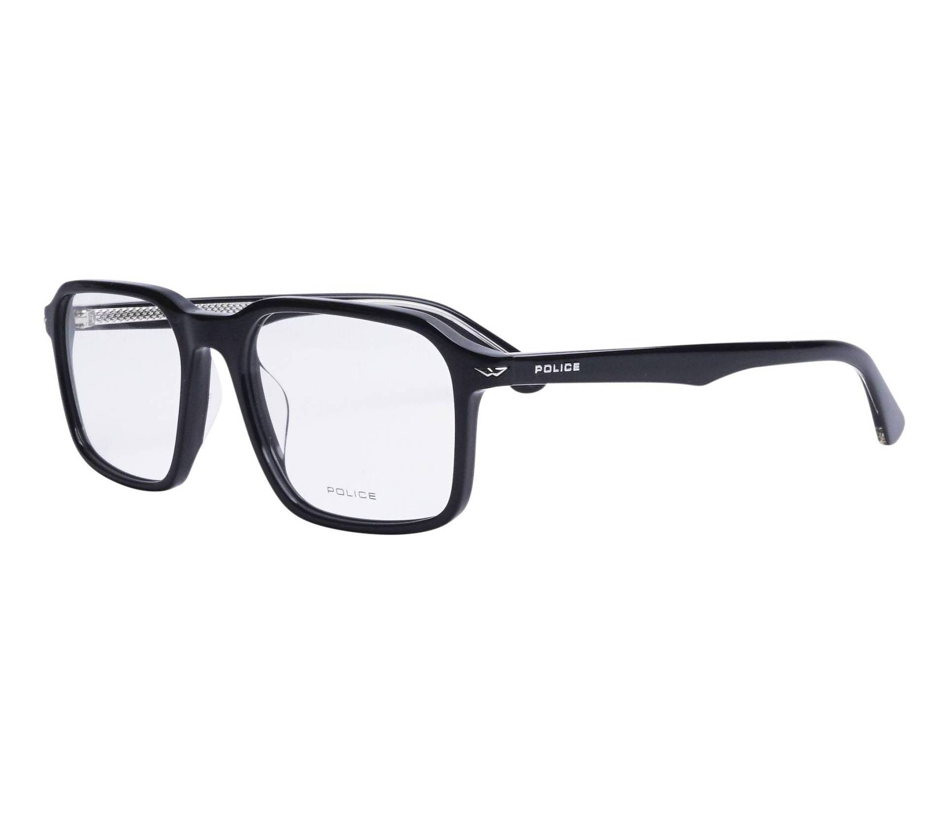Police eyeglasses VPLG74 0700 53 17 BlackSteel - 