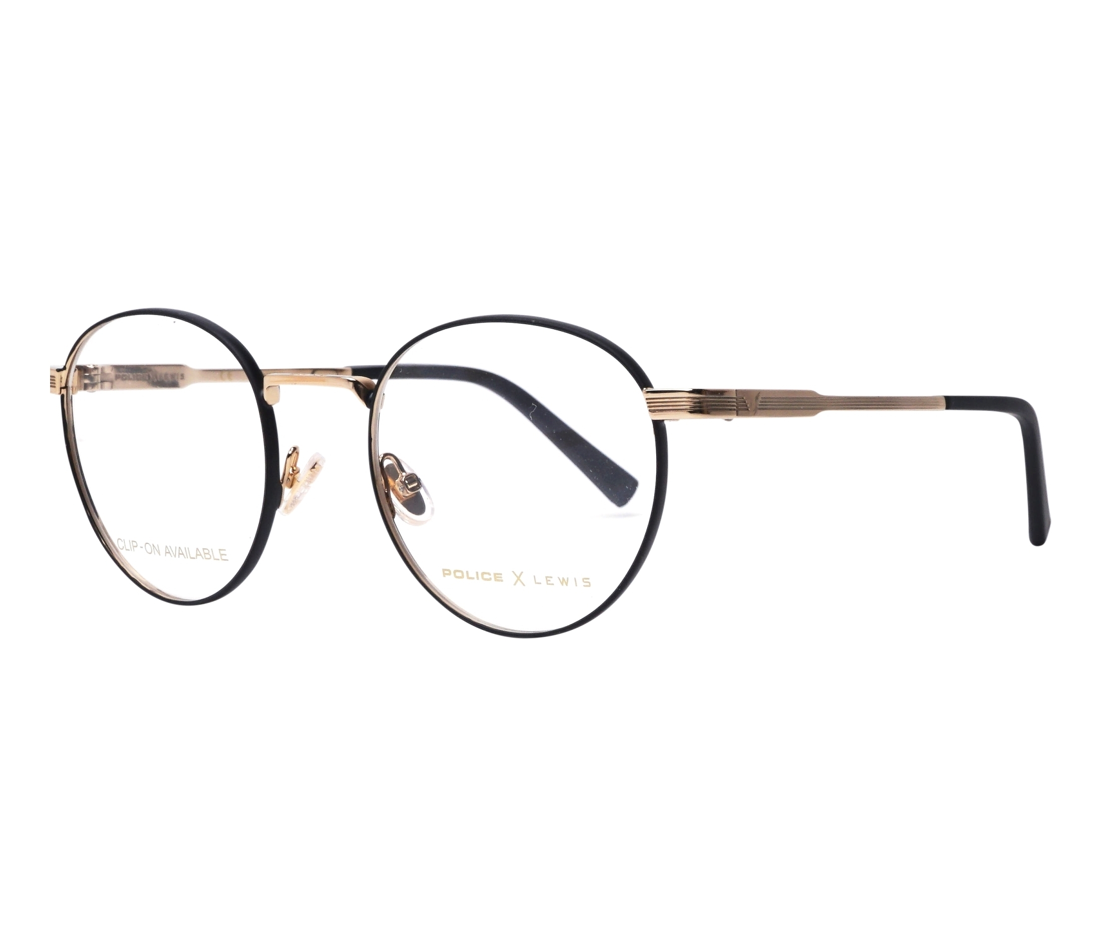 Police eyeglasses VPLE24 0302 48 21 BlackGold - 