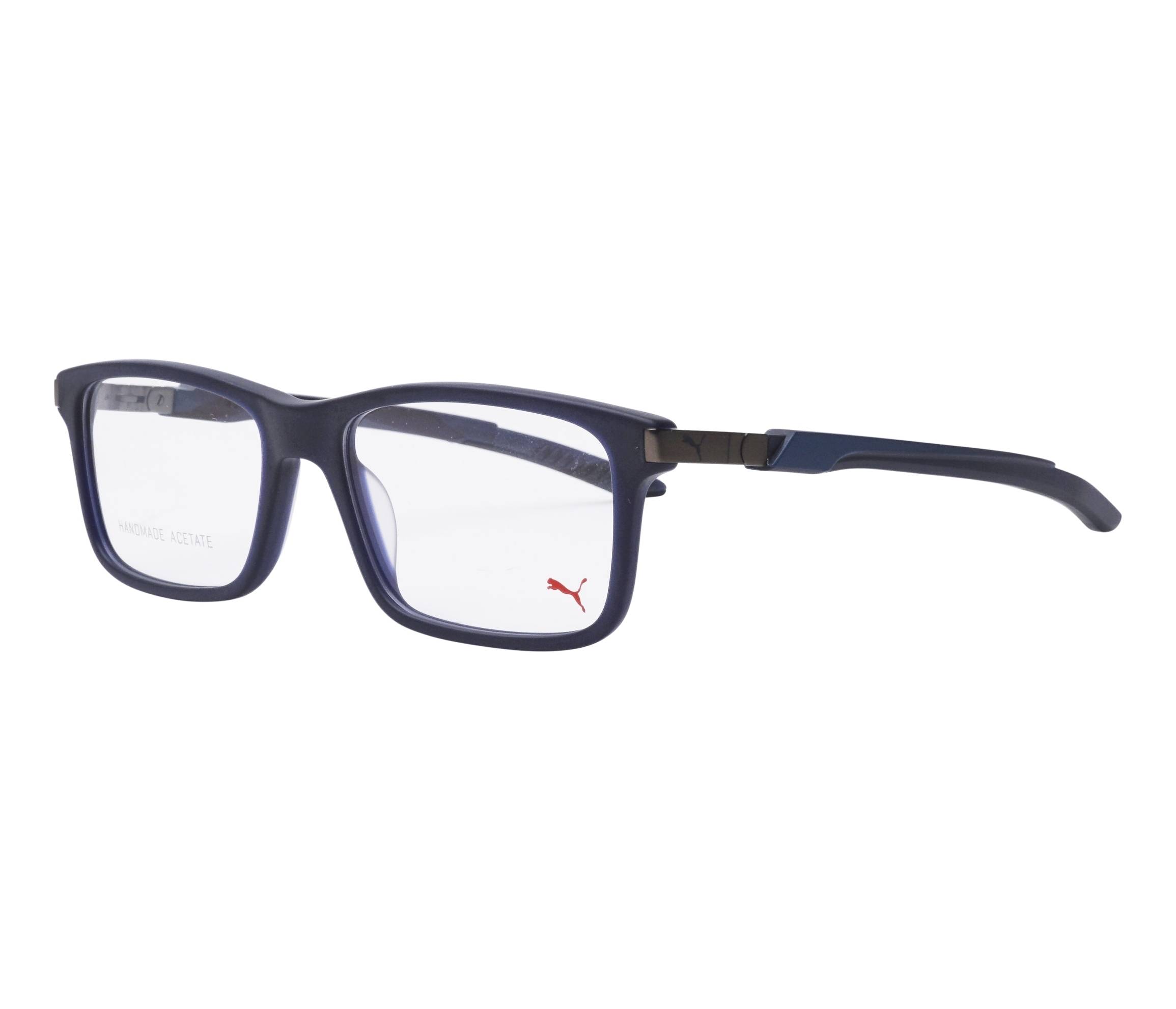 Puma eyeglasses PU0362O 002 54 16 Blue - 