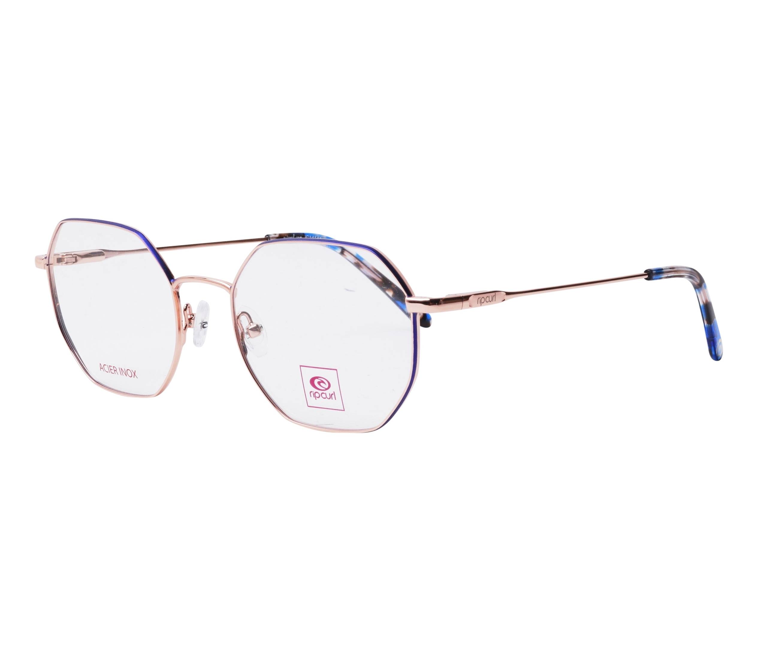 Ripcurl eyeglasses FOM028 01 51 19 Rose goldBlue - 