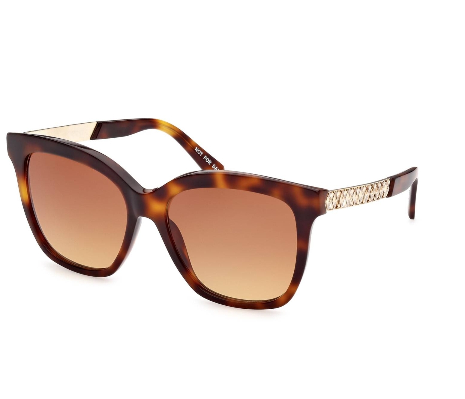 Swarovski sunglasses SK0366S 52F 57 16 HavanaGold - 