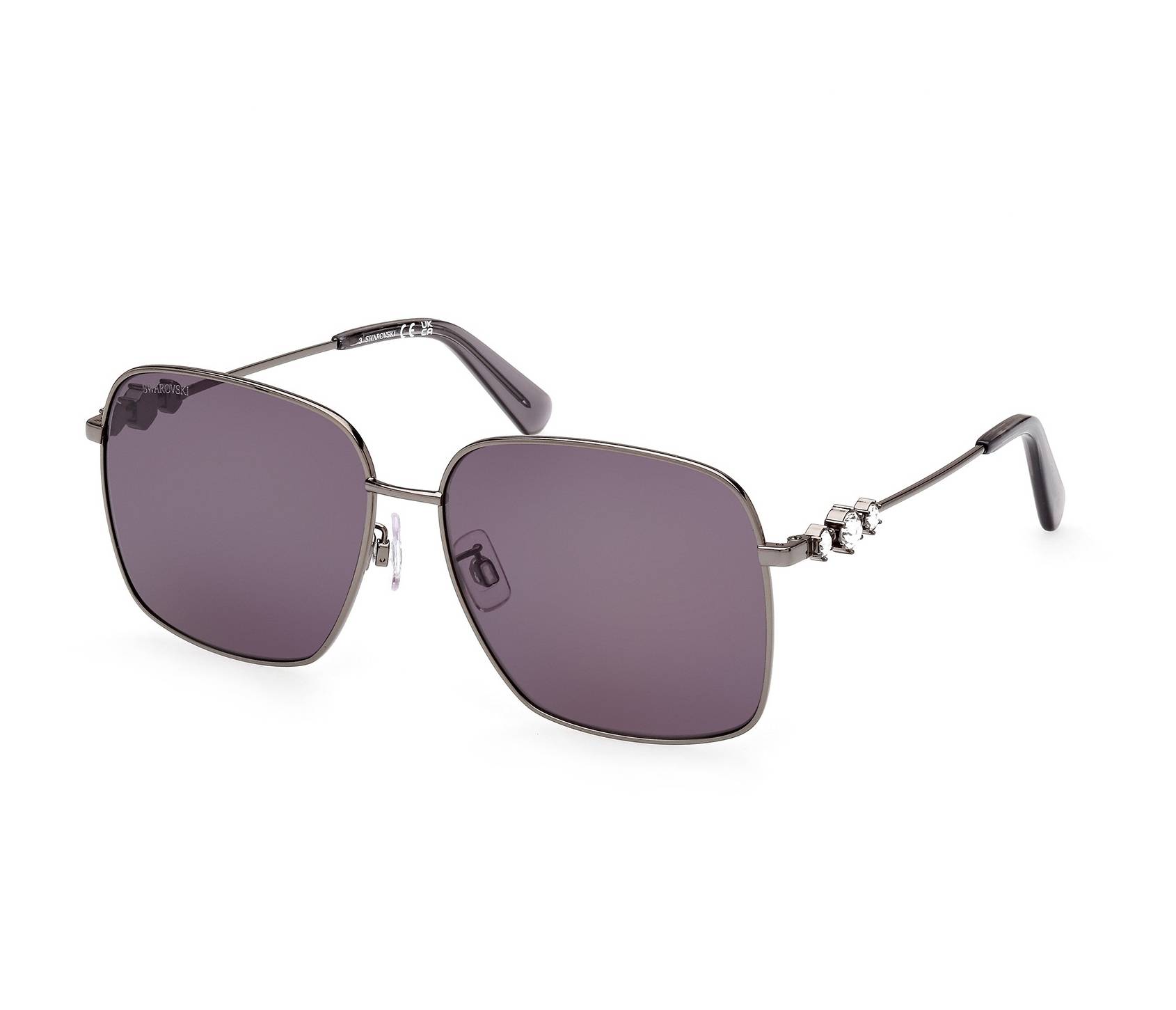 Swarovski sunglasses SK0379-H 08A 59 14 GunGrey - 