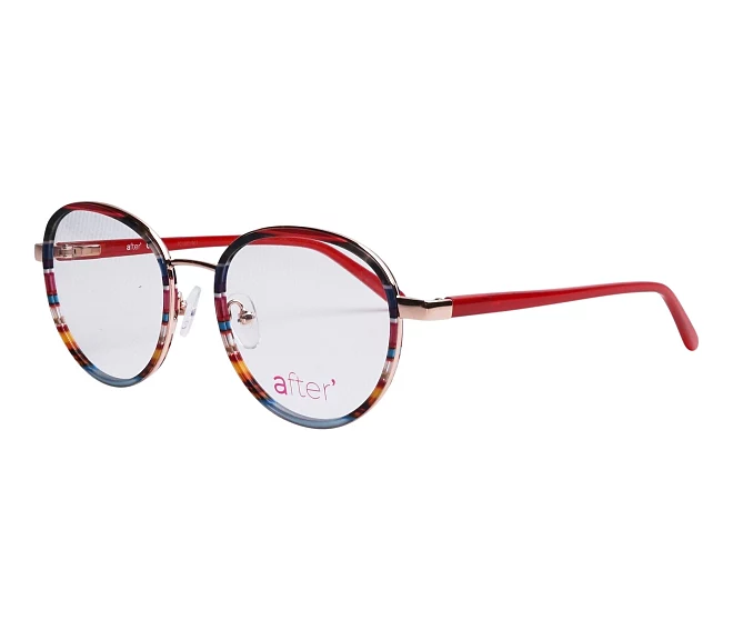 After eyeglasses AF188 01 49 18 RedRose gold