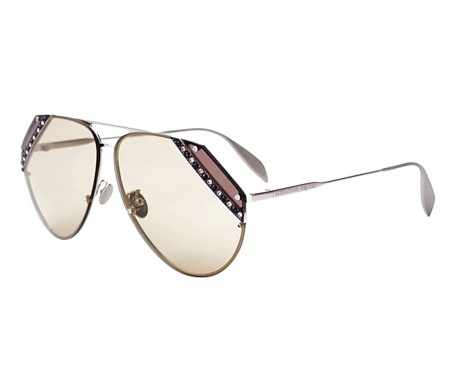 Alexander McQueen sunglasses AM-0117-S 004 65 10 Silver