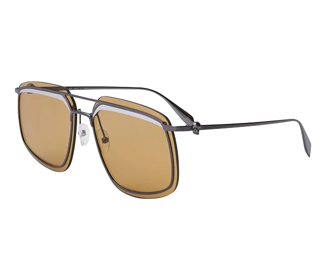 Alexander McQueen sunglasses AM-0221-SK 004 64 15 RutheniumSilver