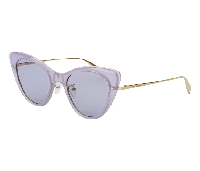 Alexander McQueen sunglasses AM-0233-S 006 51 20 VioletRose gold