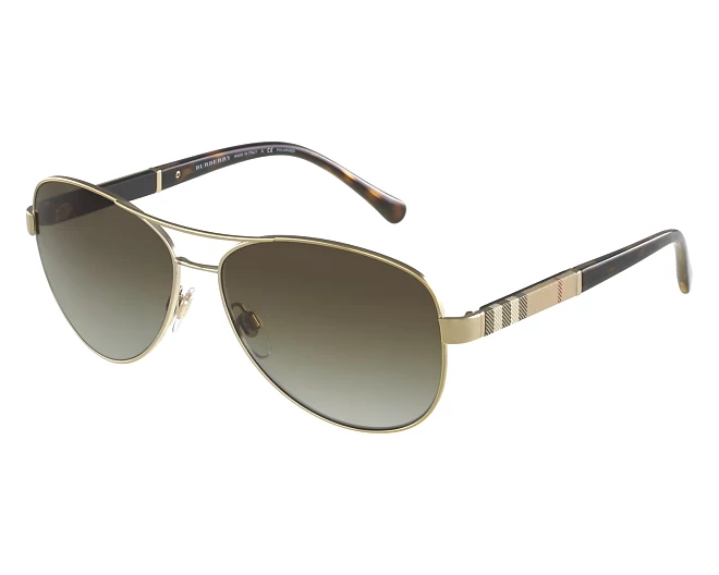 Burberry sunglasses BE-3080 1145/T5 59 14 GoldBeige