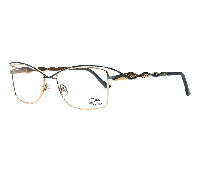 Cazal eyeglasses 1264 002 54 16 GreenGold