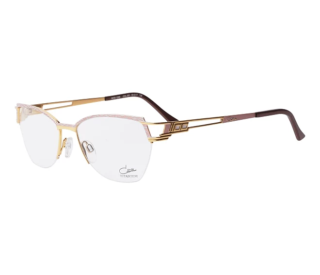 Cazal eyeglasses 1266 001 53 17 GoldPink