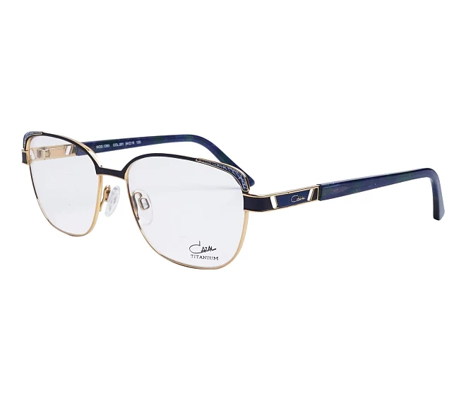 Cazal eyeglasses 1283 001 54 15 BlueGold
