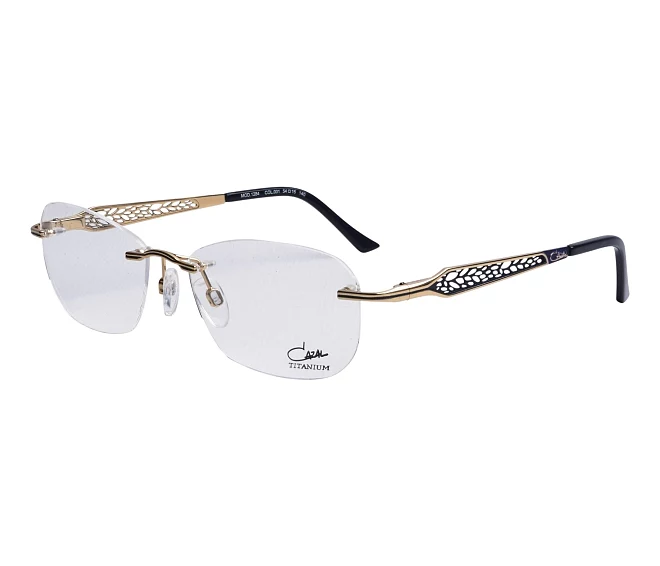 Cazal eyeglasses 1284 001 54 16 GoldBlack